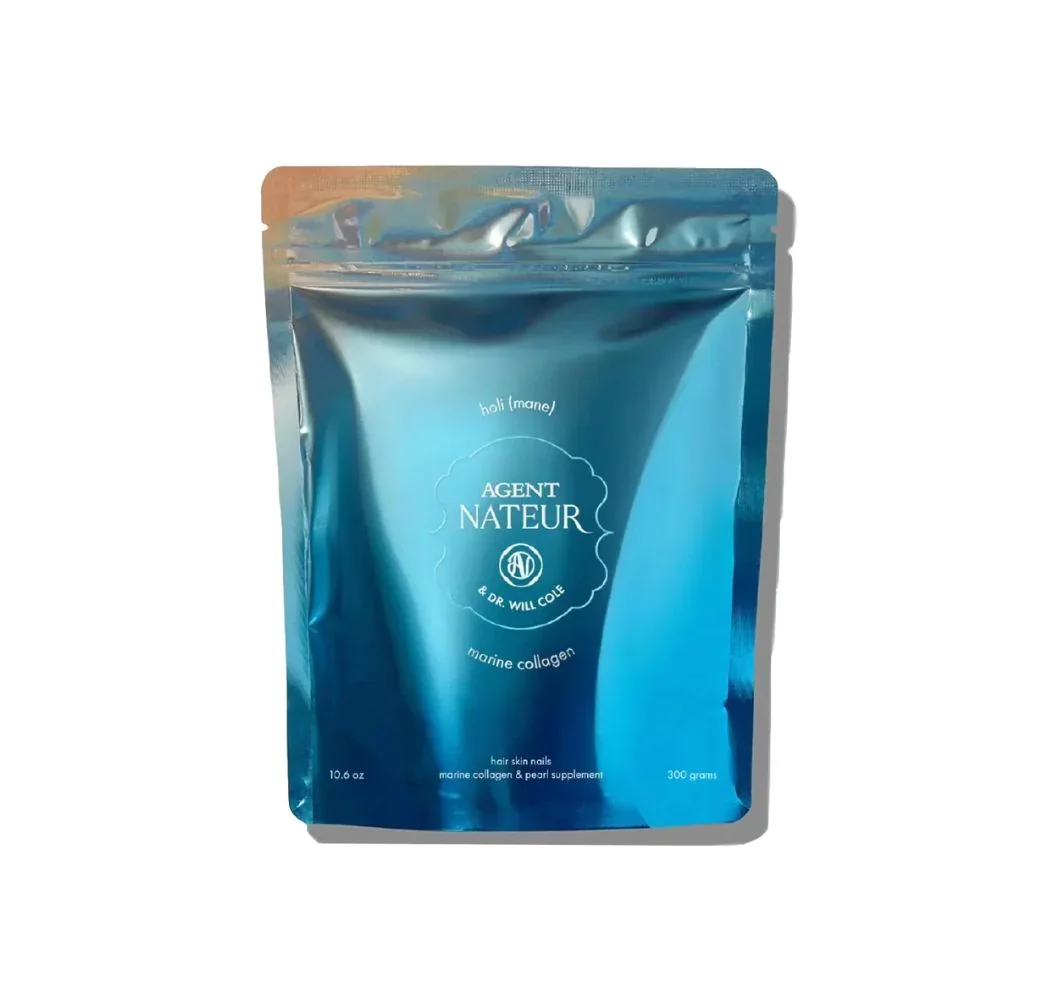 holi (mane) marine collagen peptides and pearl hair, skin, nails, 2 daily supplements combined