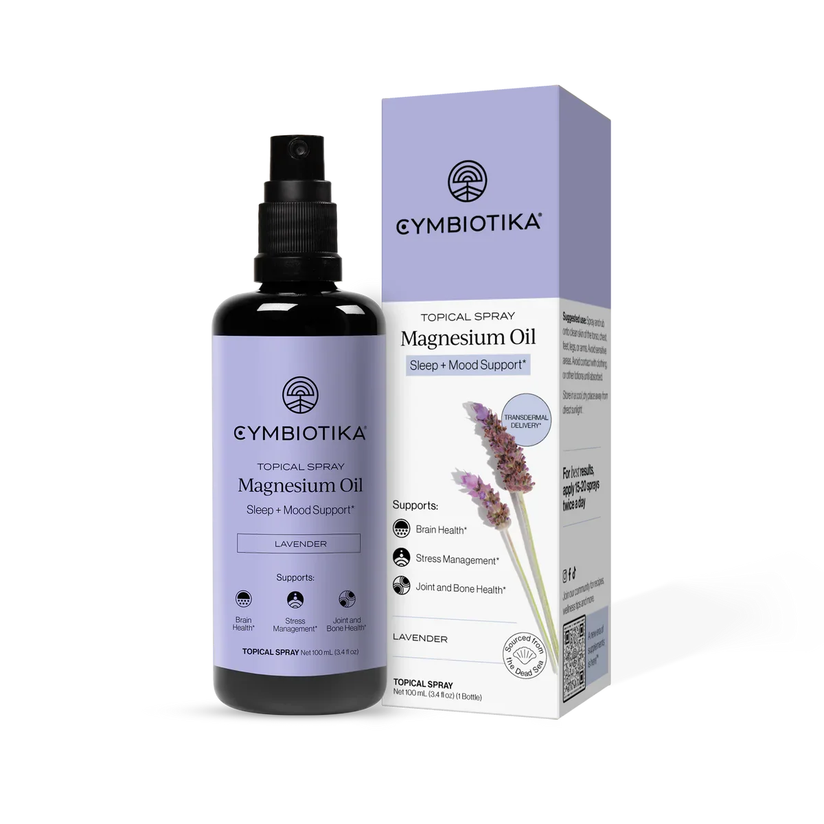 Topical Magnesium Oil Spray — 1 Month Supply