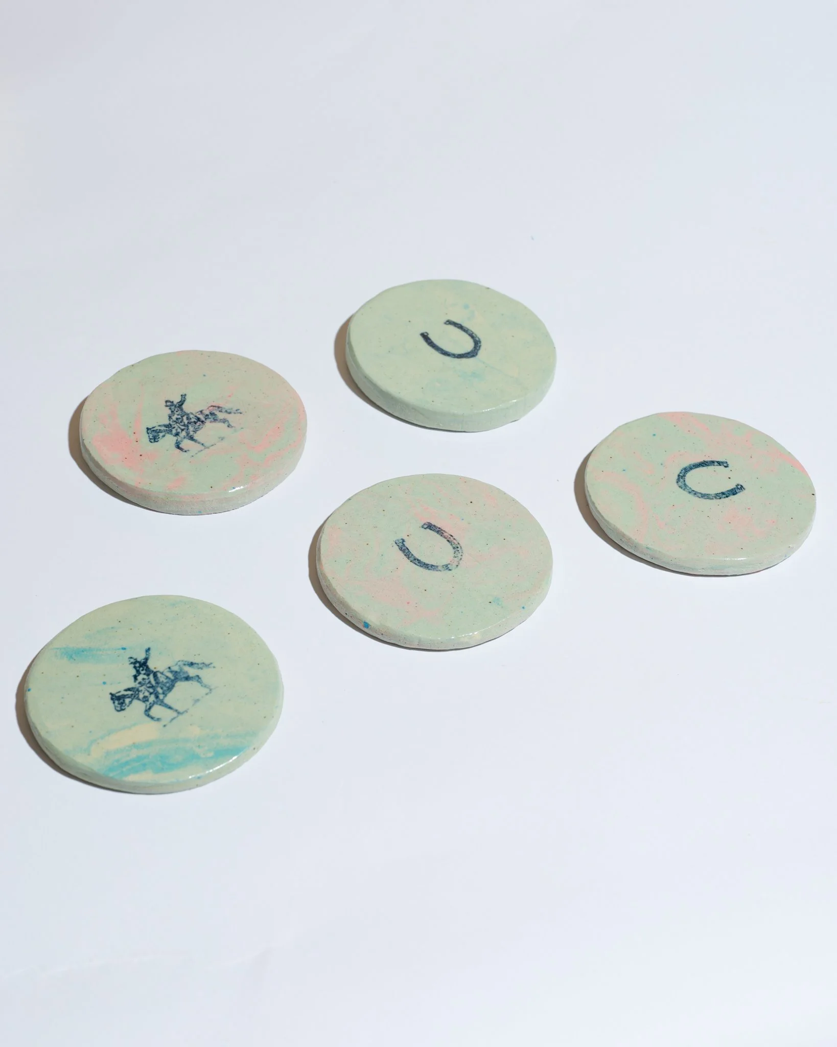 Colorful Cowboy Coasters