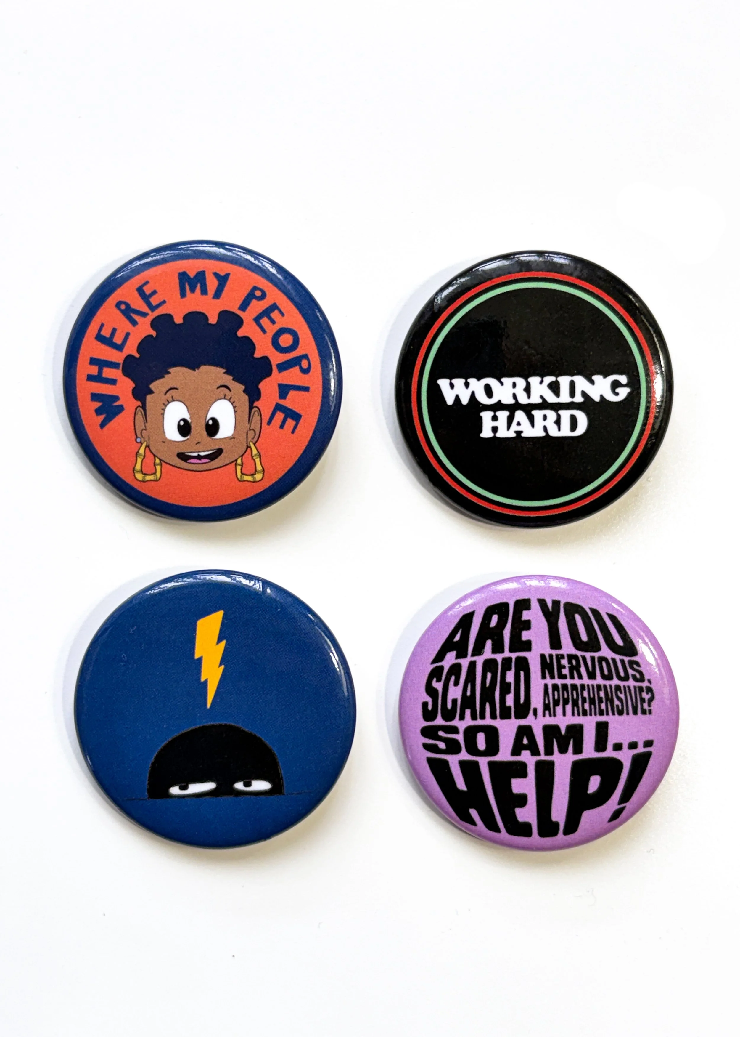 Where My People 4 Button Pack