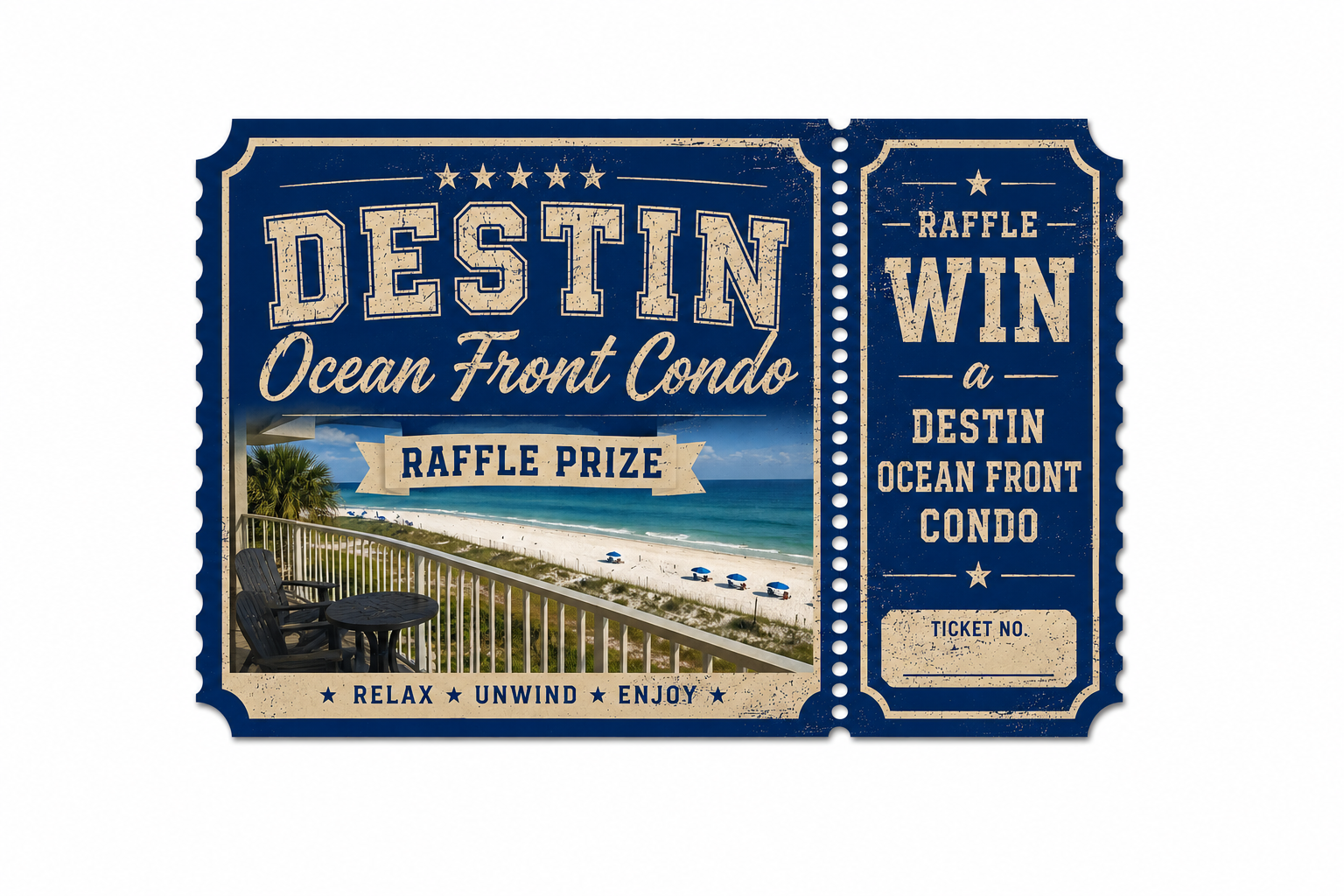 Destin Raffle- Win a stay at a Beautiful Destin Oceanfront Condo!