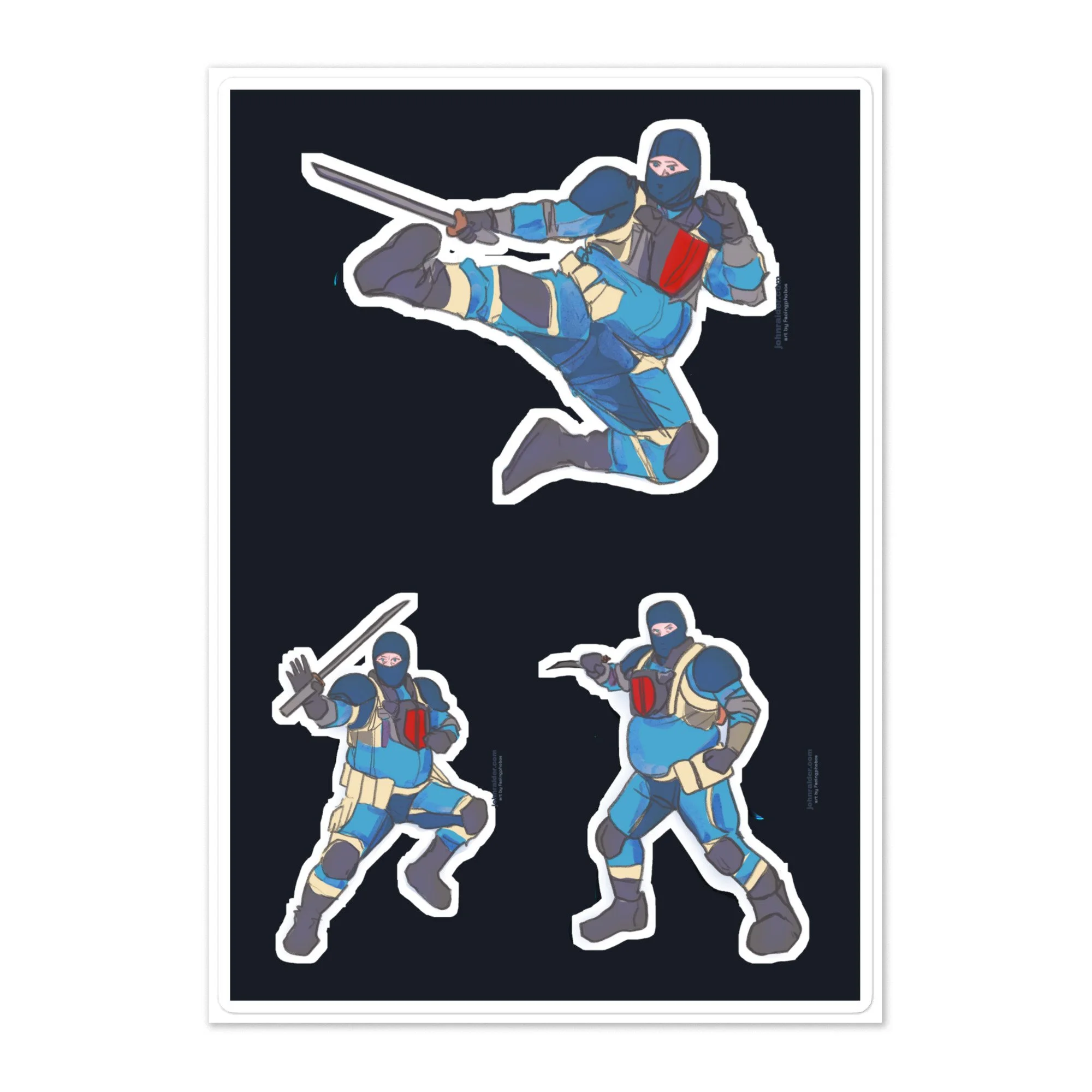 Year One Goop Ninjas Sticker Sheet