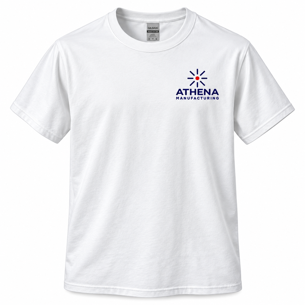 White Athena Tee