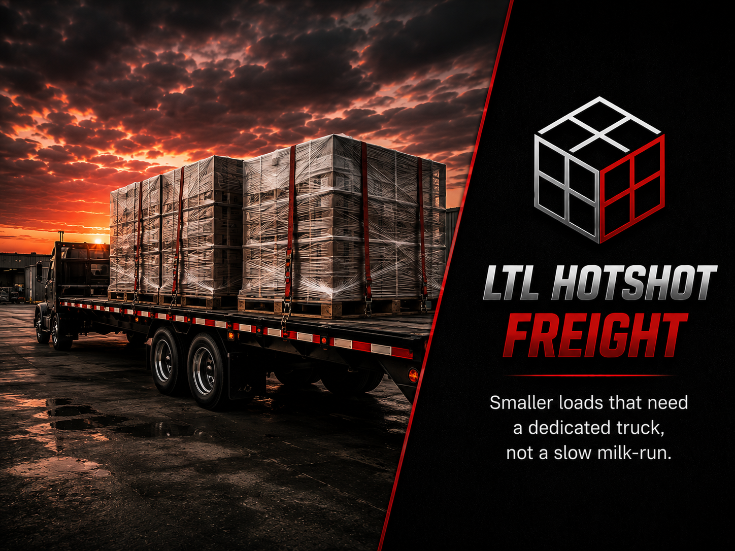 pallets on trailer