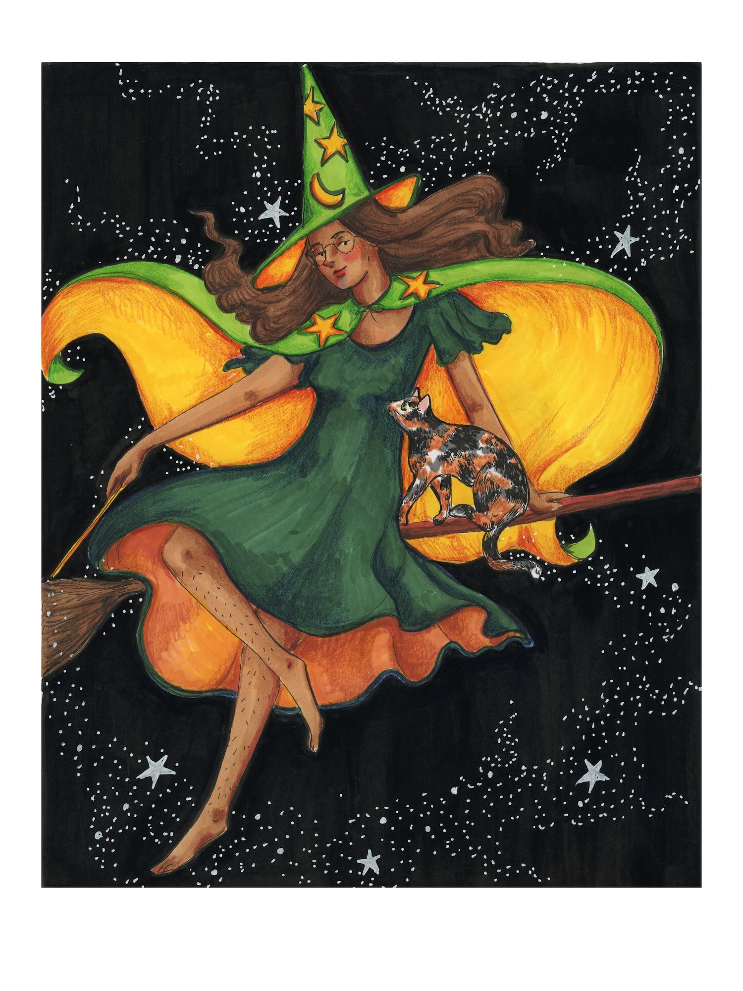 Of Cats and Magic Archival Print