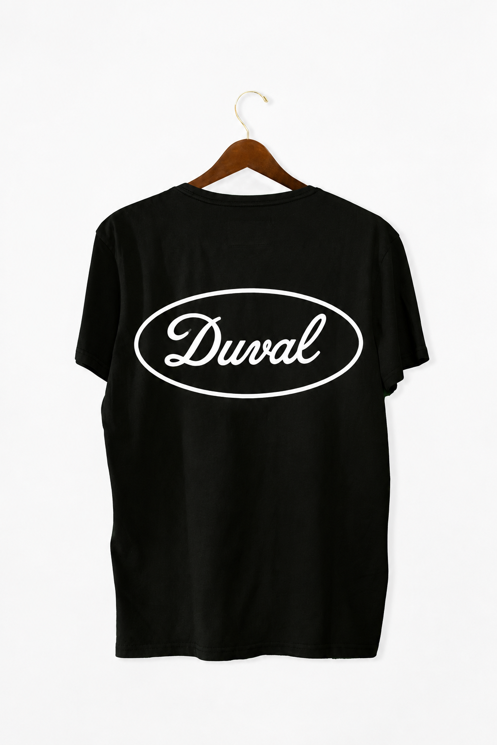 Black T-Shirt with Duval Oval Logo.png
