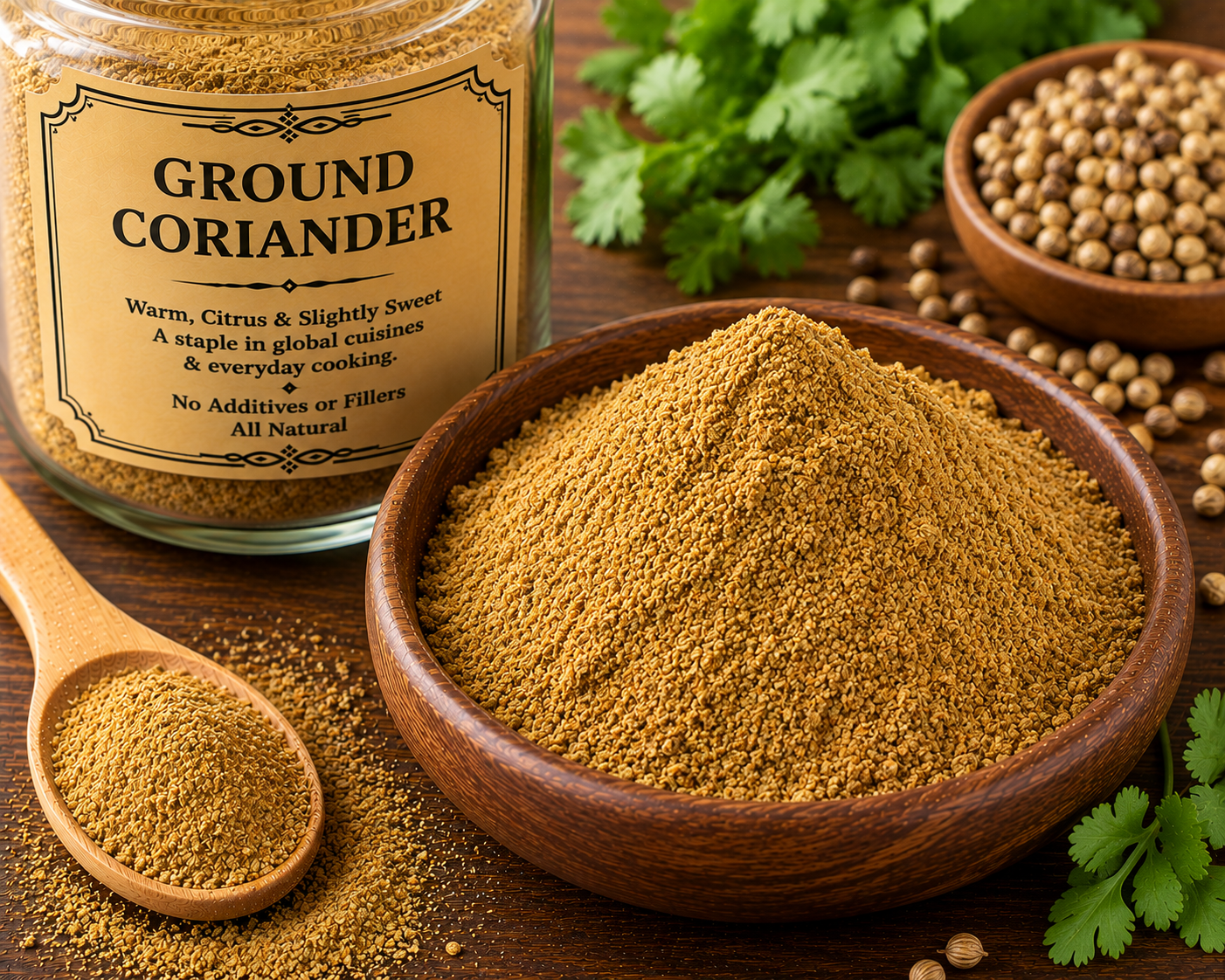 Coriander, Ground