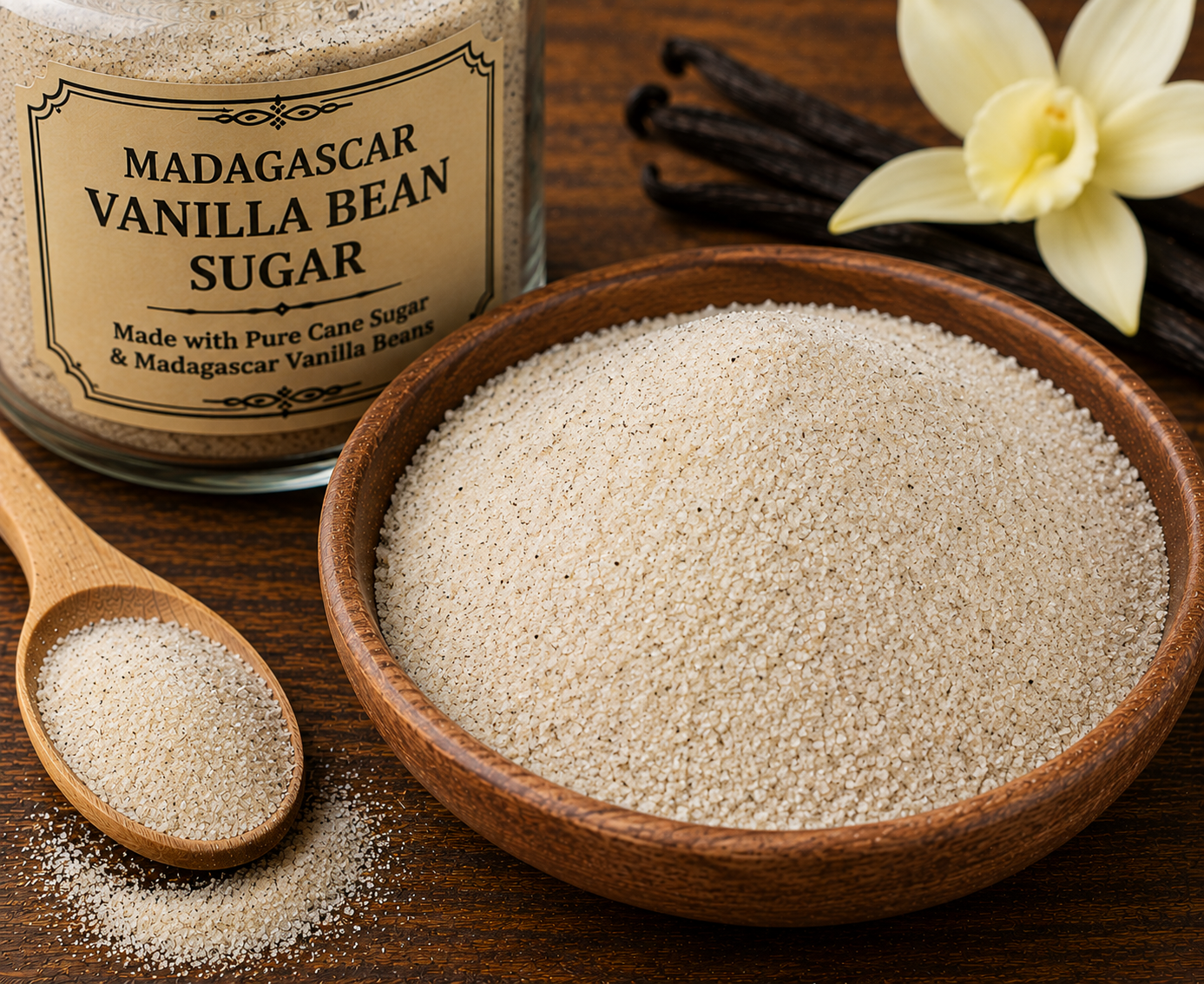 Madagascar Vanilla Bean Sugar