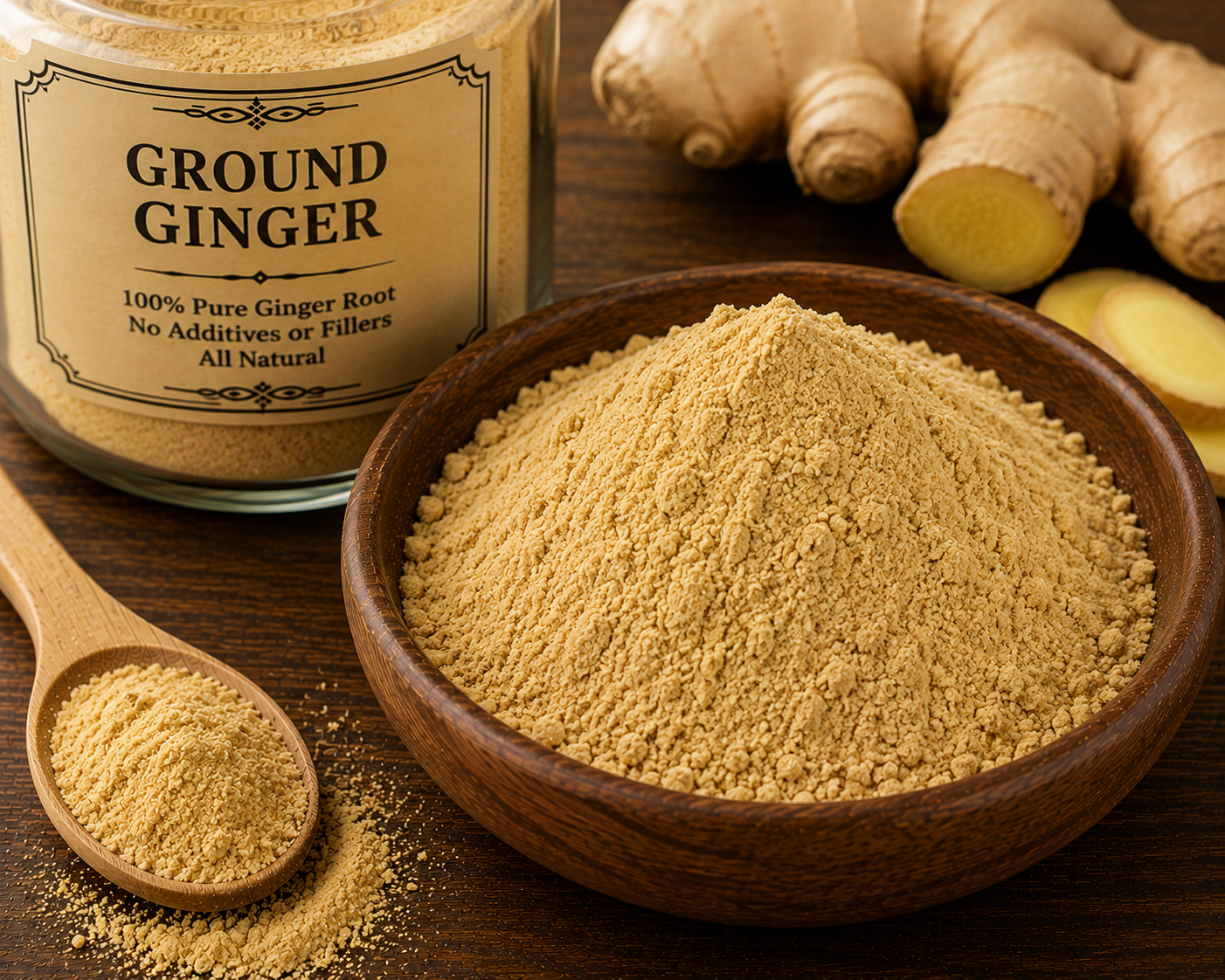 Ginger, Ground