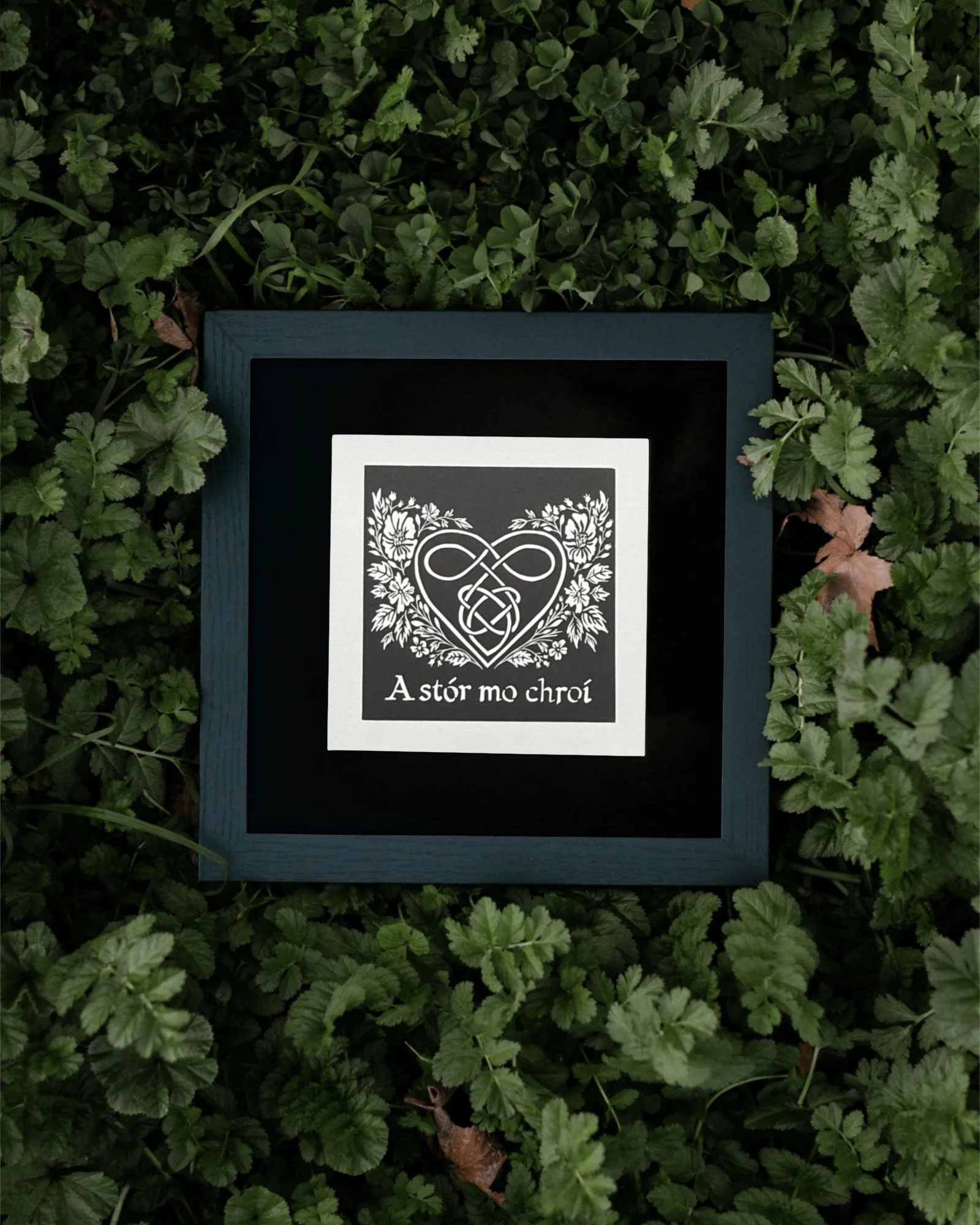 A Stór Mo Chroí Linocut Print