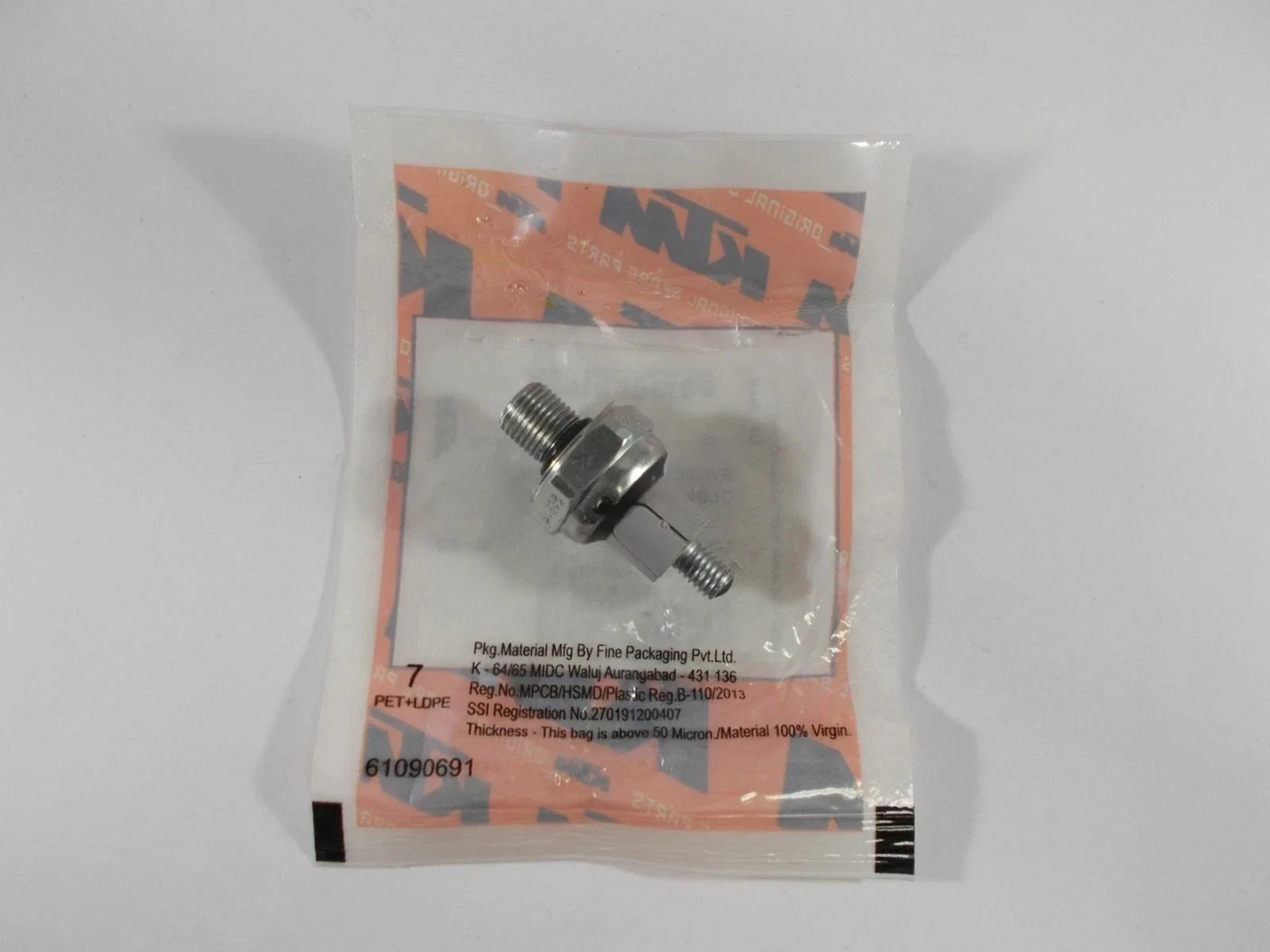 Genuine KTM OEM Oil Pressure Switch RC 125 14-22 Duke 125 11-22 90138091000
