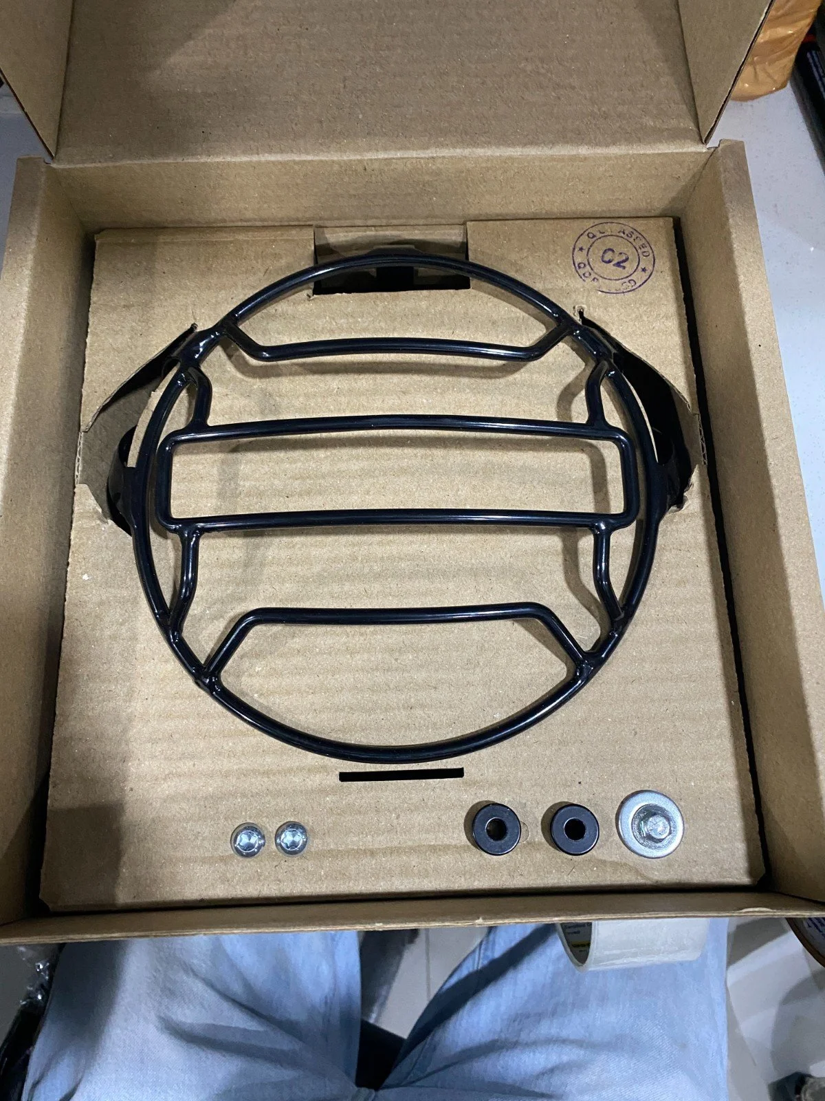 Royal Enfield Black Headlight Grill  Bear 650 (Genuine Part)