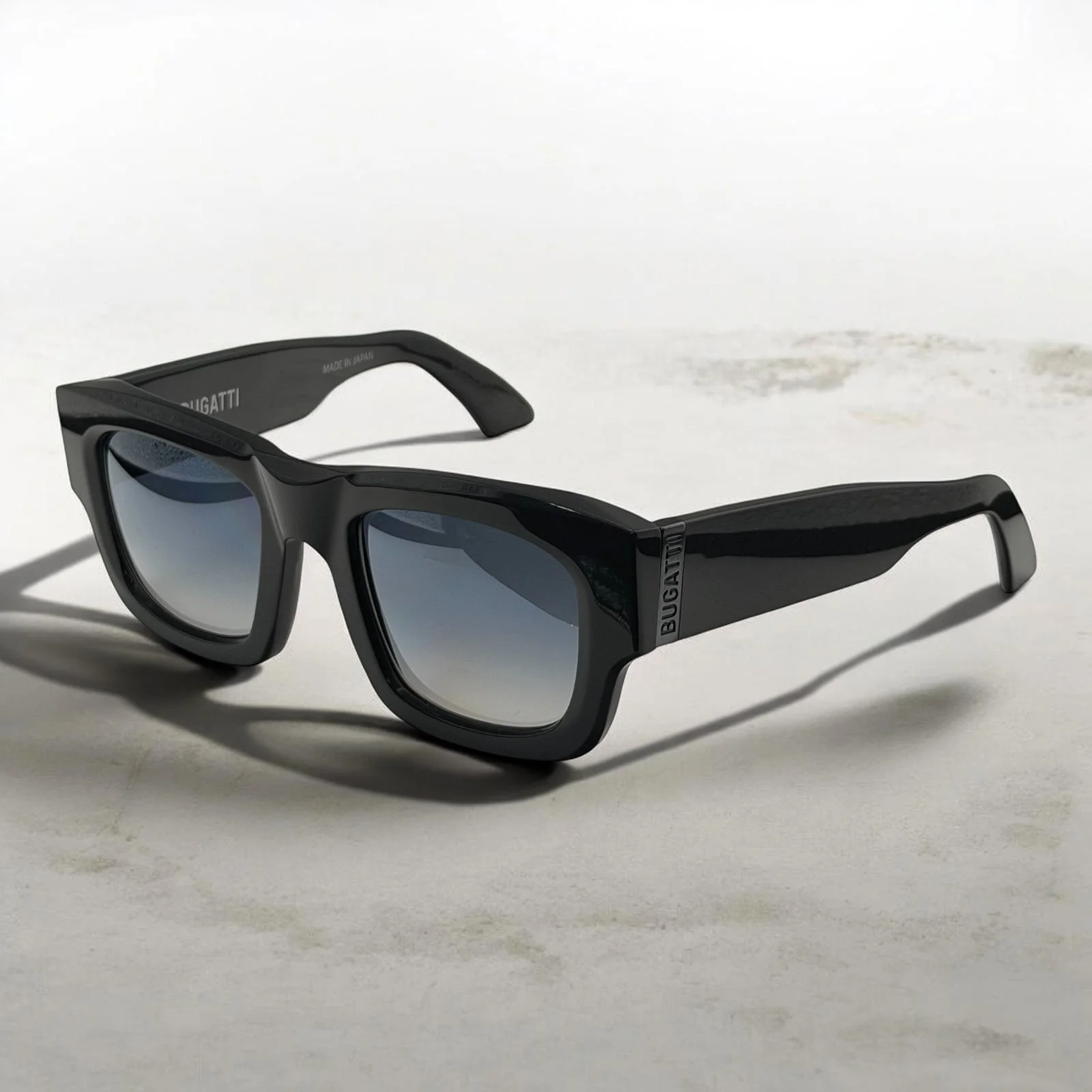 Bugatti Sunglasses Sterling Silver Accents With Zeiss Lenses. made in Japan (Sample Final Sale)