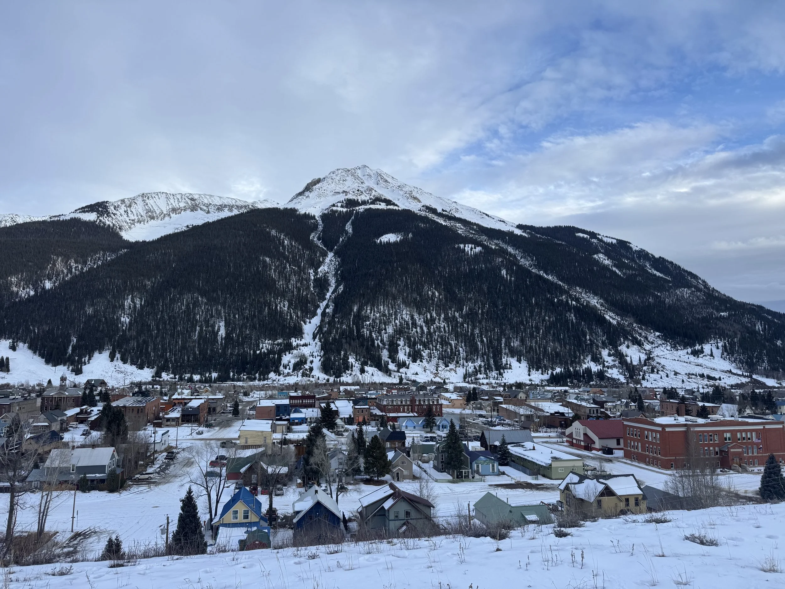 Silverton Colorado in the winter