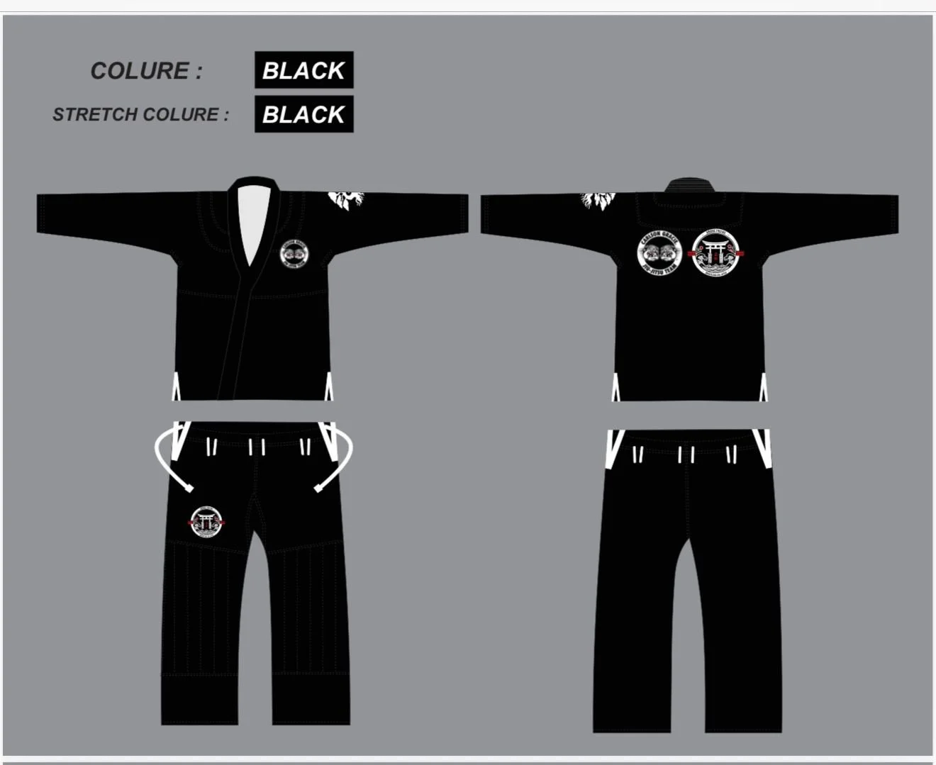 Carlson Gracie Black Gi