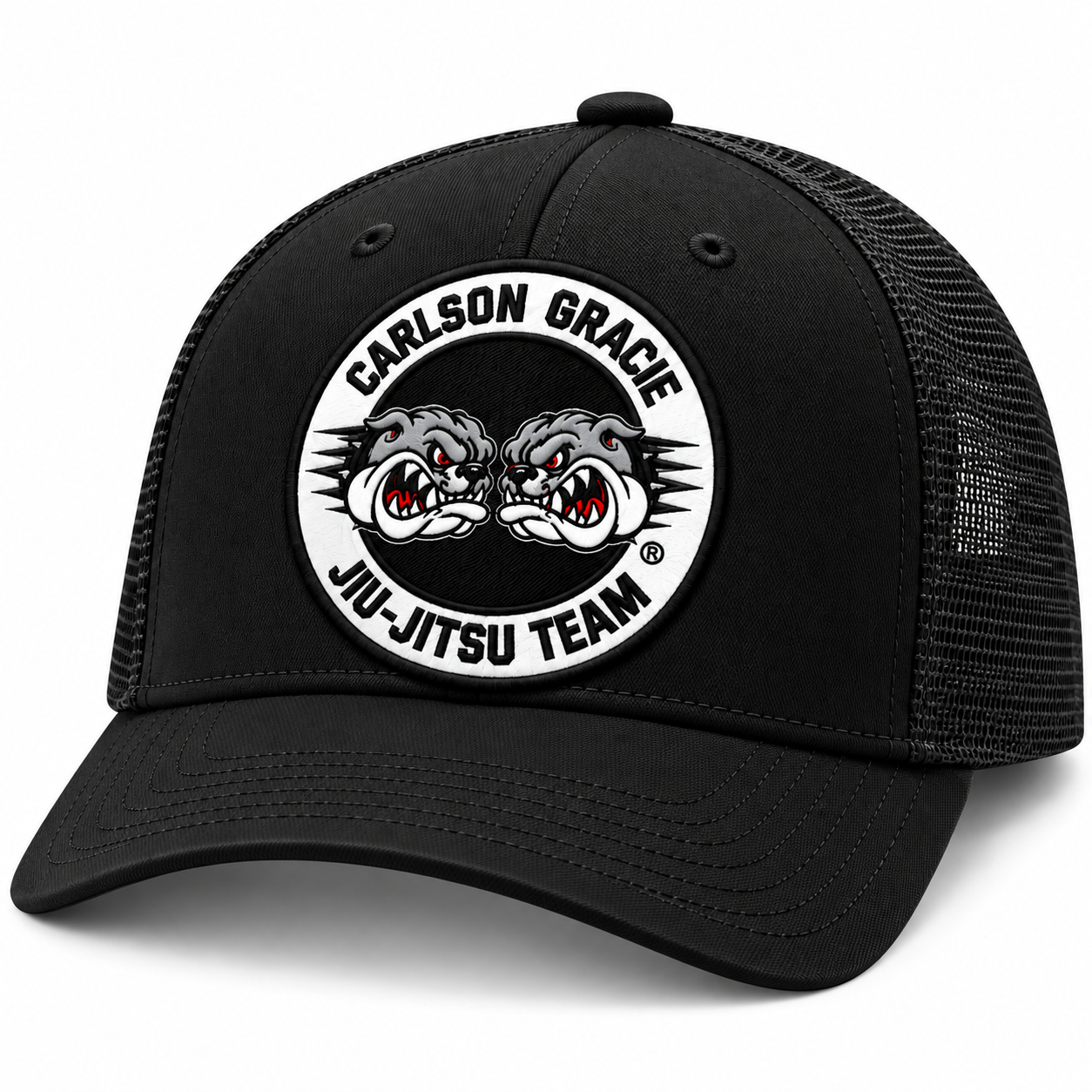 Black Bulldog Jiu-Jitsu Trucker Cap.png