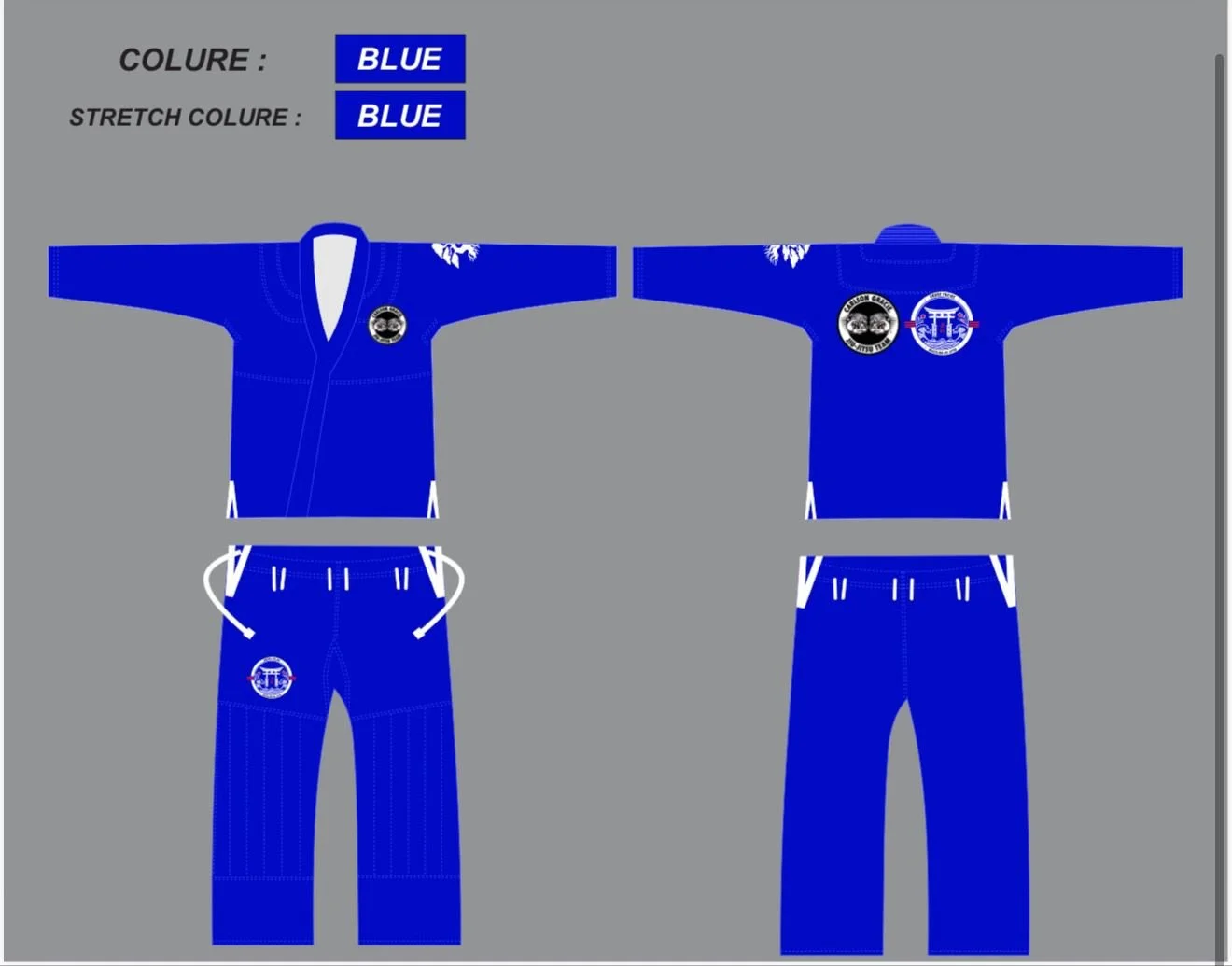Carlson Gracie Blue Gi