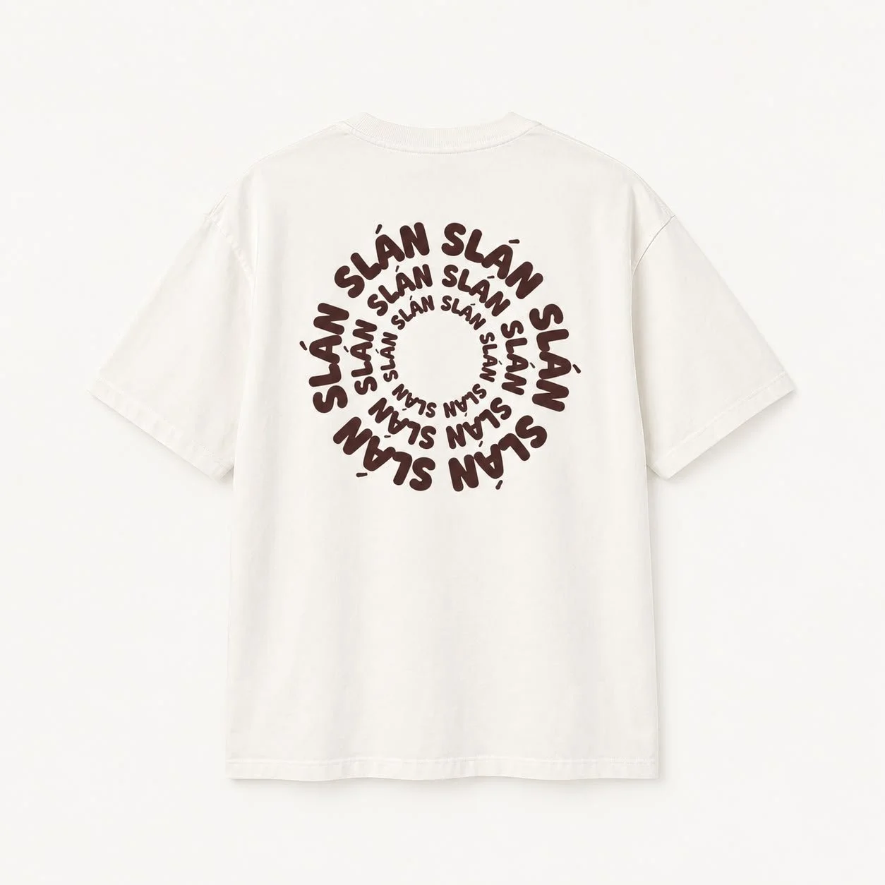 SLÁN-Off-white-maroon-Circle-Tee.jfif