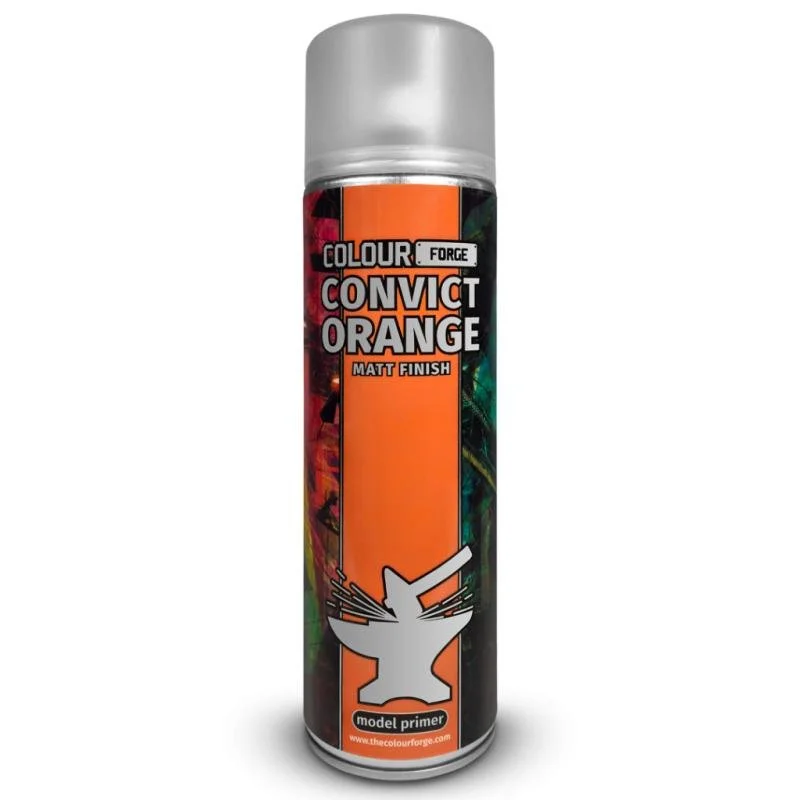 The Colour Forge Convict Orange Spray Paint