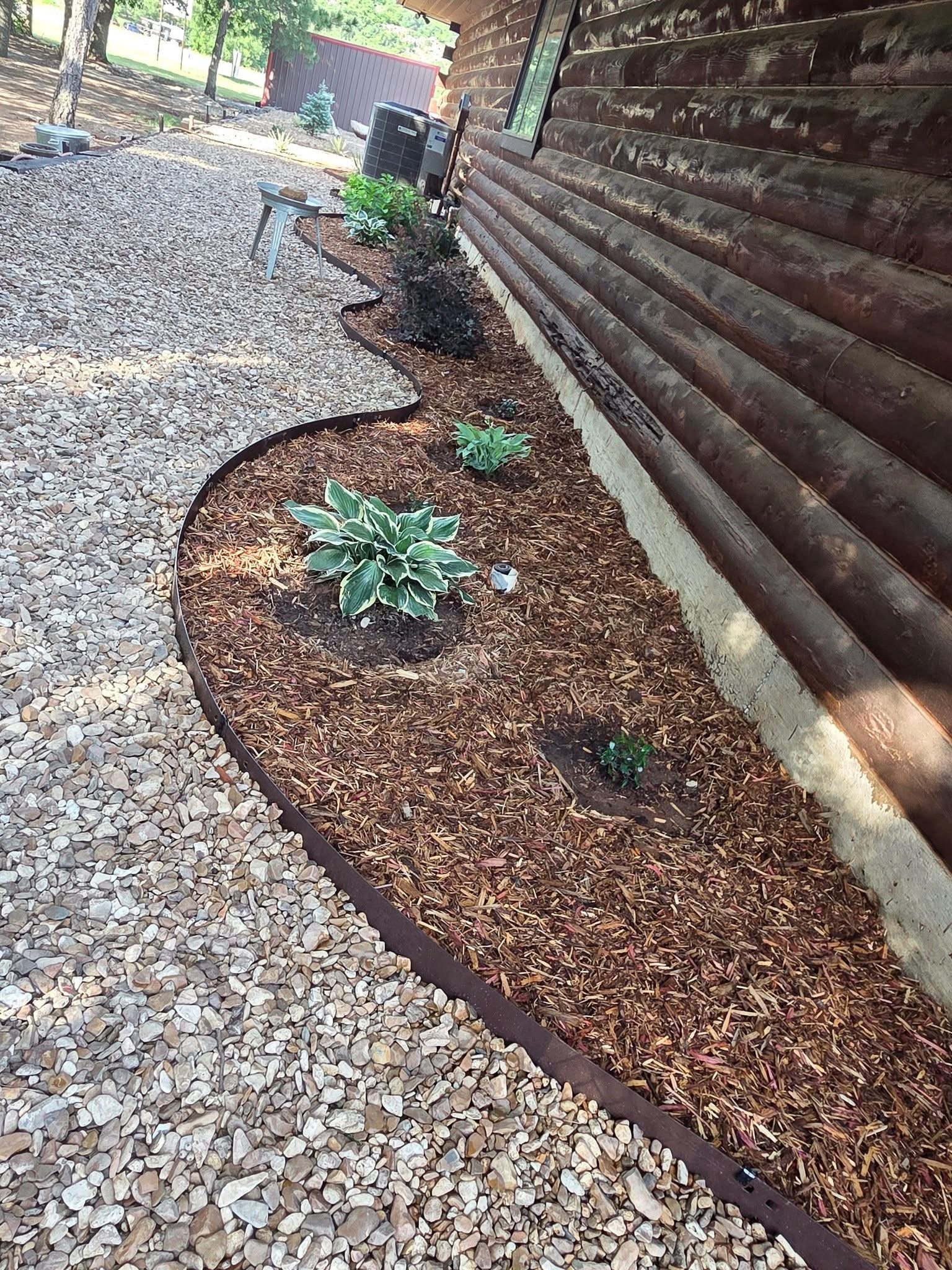 Custom landscape design and install around Chickasha, Ok and surrounding areas!