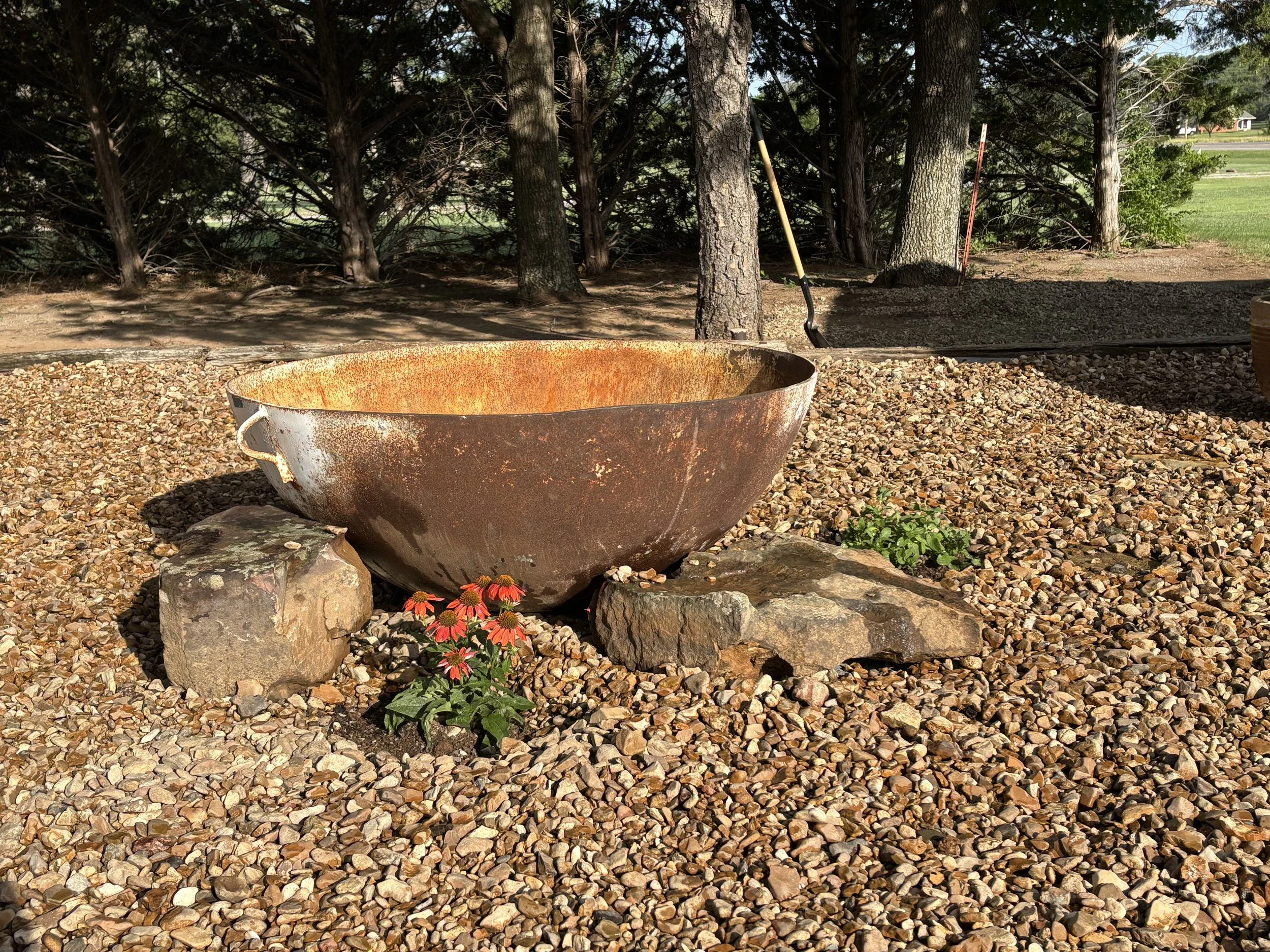 Custom landscape design and install around Chickasha, Ok and surrounding areas!