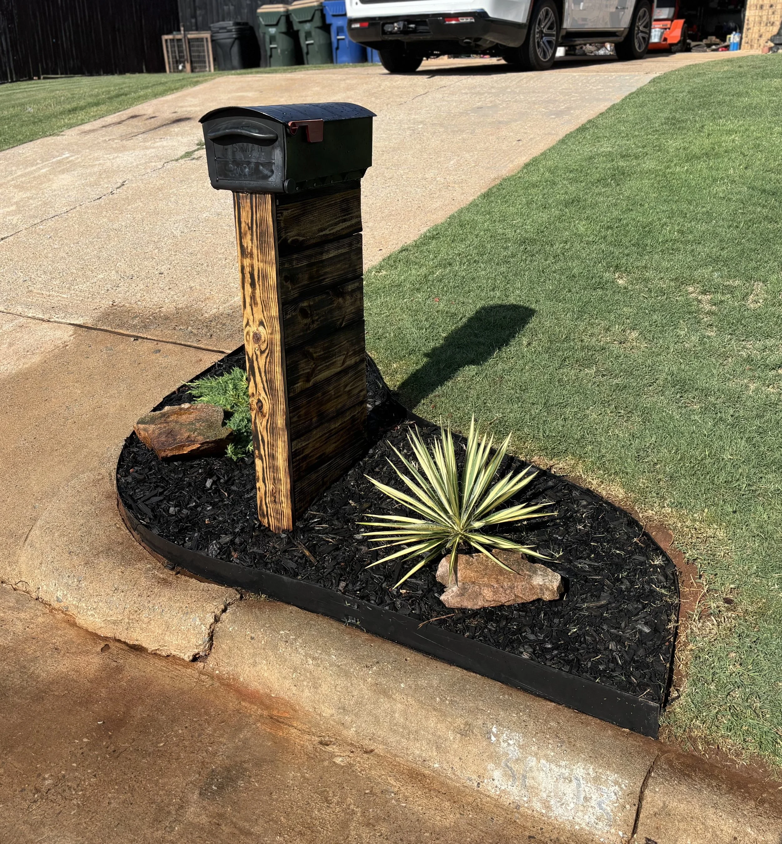 Custom landscape design and install around Chickasha, Ok and surrounding areas!