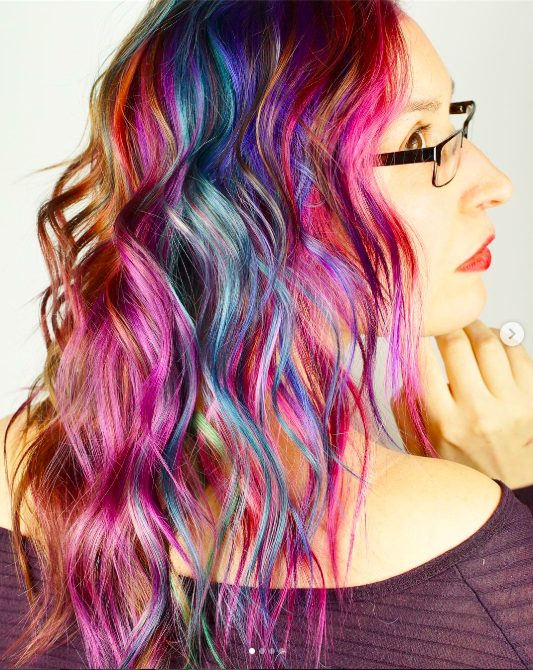 jewel hair punk rainbow hair fashion color alternative fun hair color best fashion color boston leanne rowe