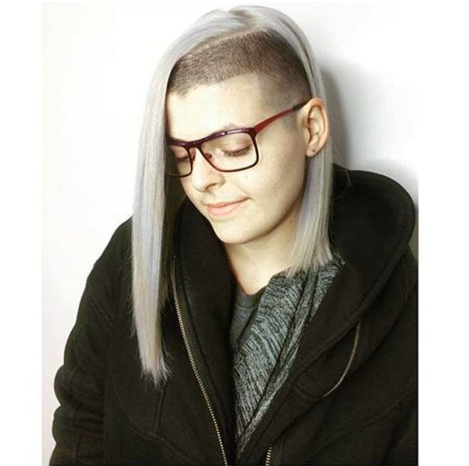 silver hair undercut dj fashion hairstylist best of boston hairstylist leanne rowe