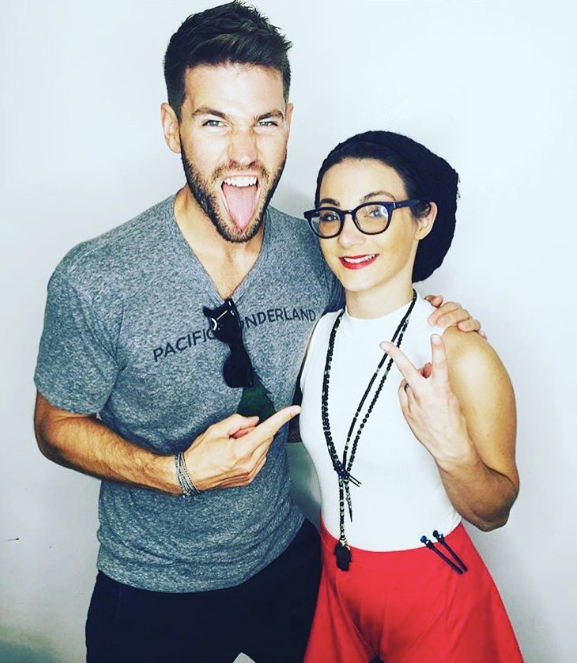 celebrity hairstylist Leanne Rowe with Austin Stowell movie premiere Boston runway best mens haircut boston barber photoshoot model hairstylist hair