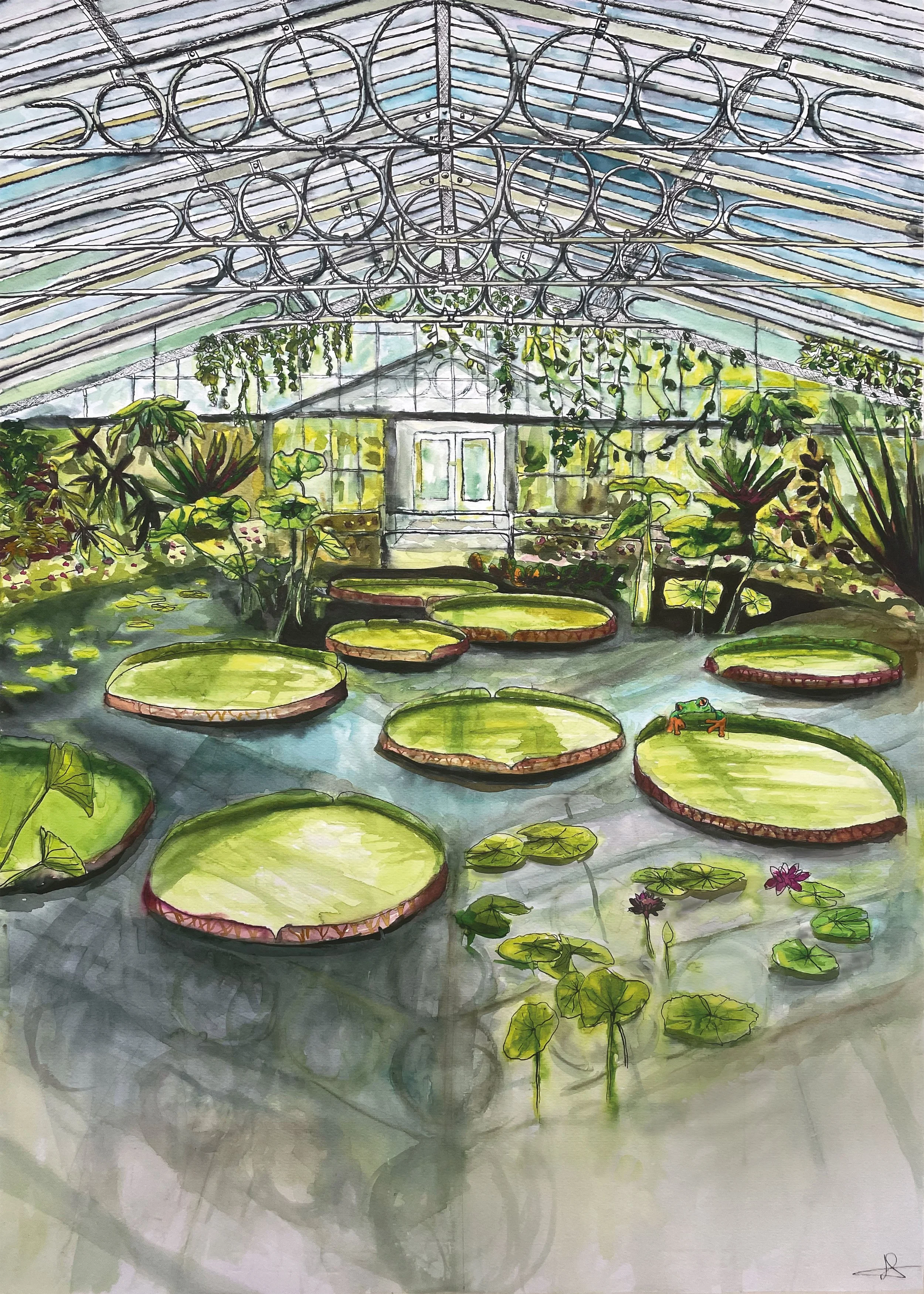 Waterlily House - Original Artwork