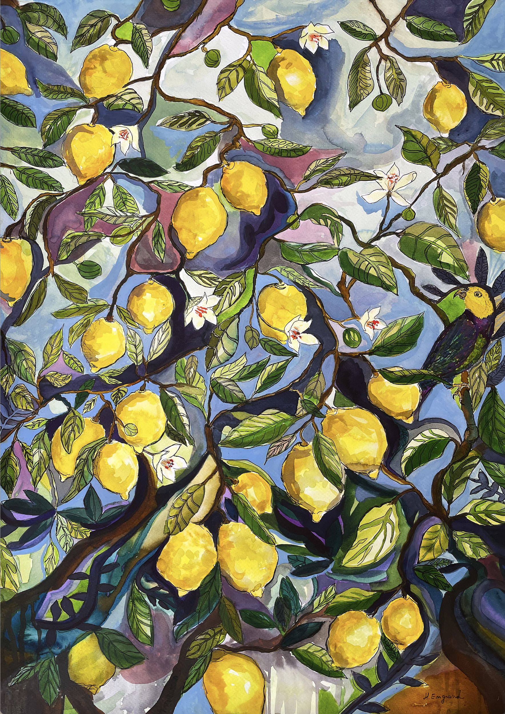 Les Citrons - Original Artwork