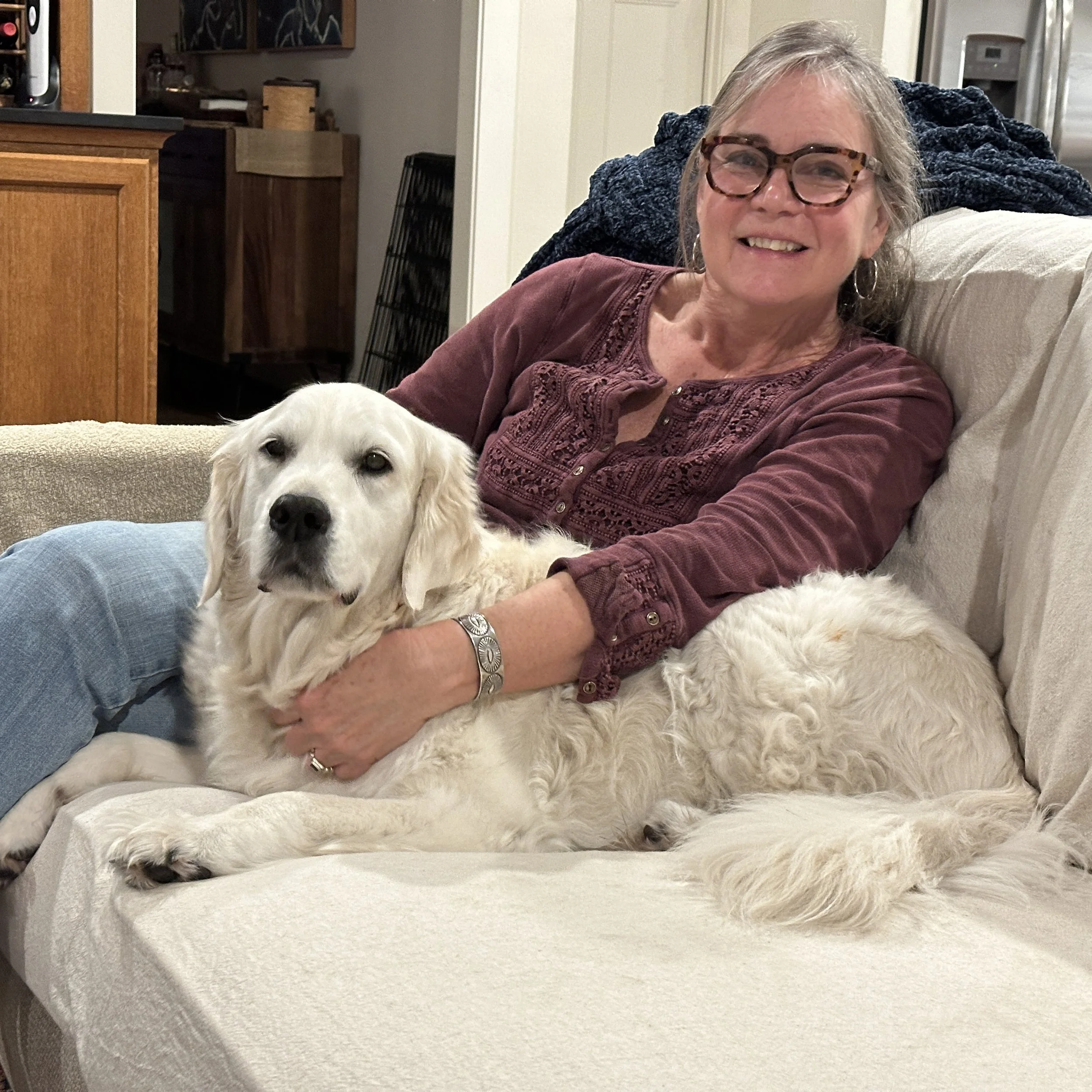 Pam Horsman with Sasha