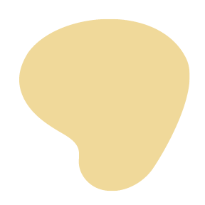 A beige bean-shaped object with a black background.
