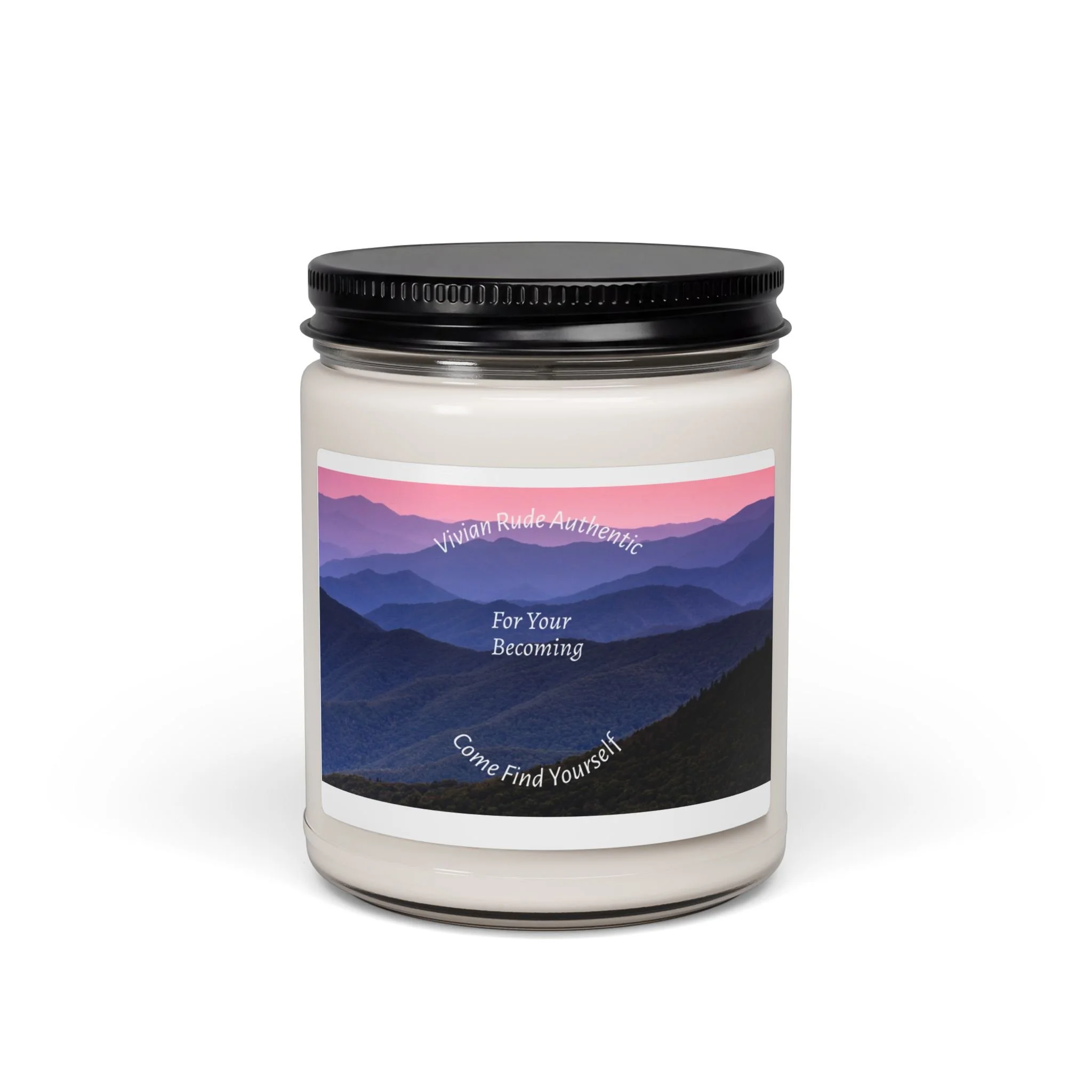 Soy Candle - "For Your Becoming" Mountain Scented Candle (9oz)