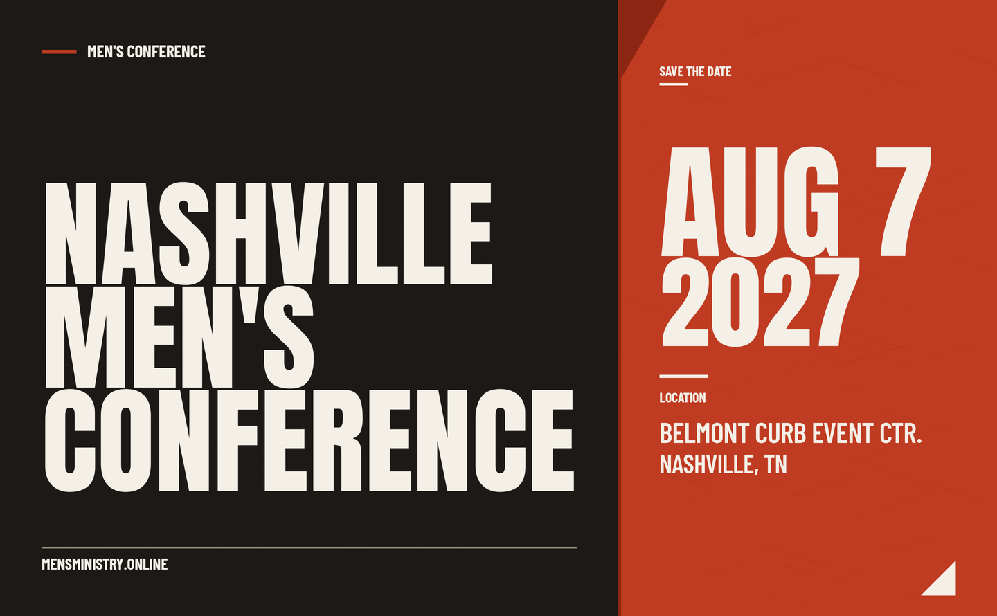 Nashville Men's Conference 2027
