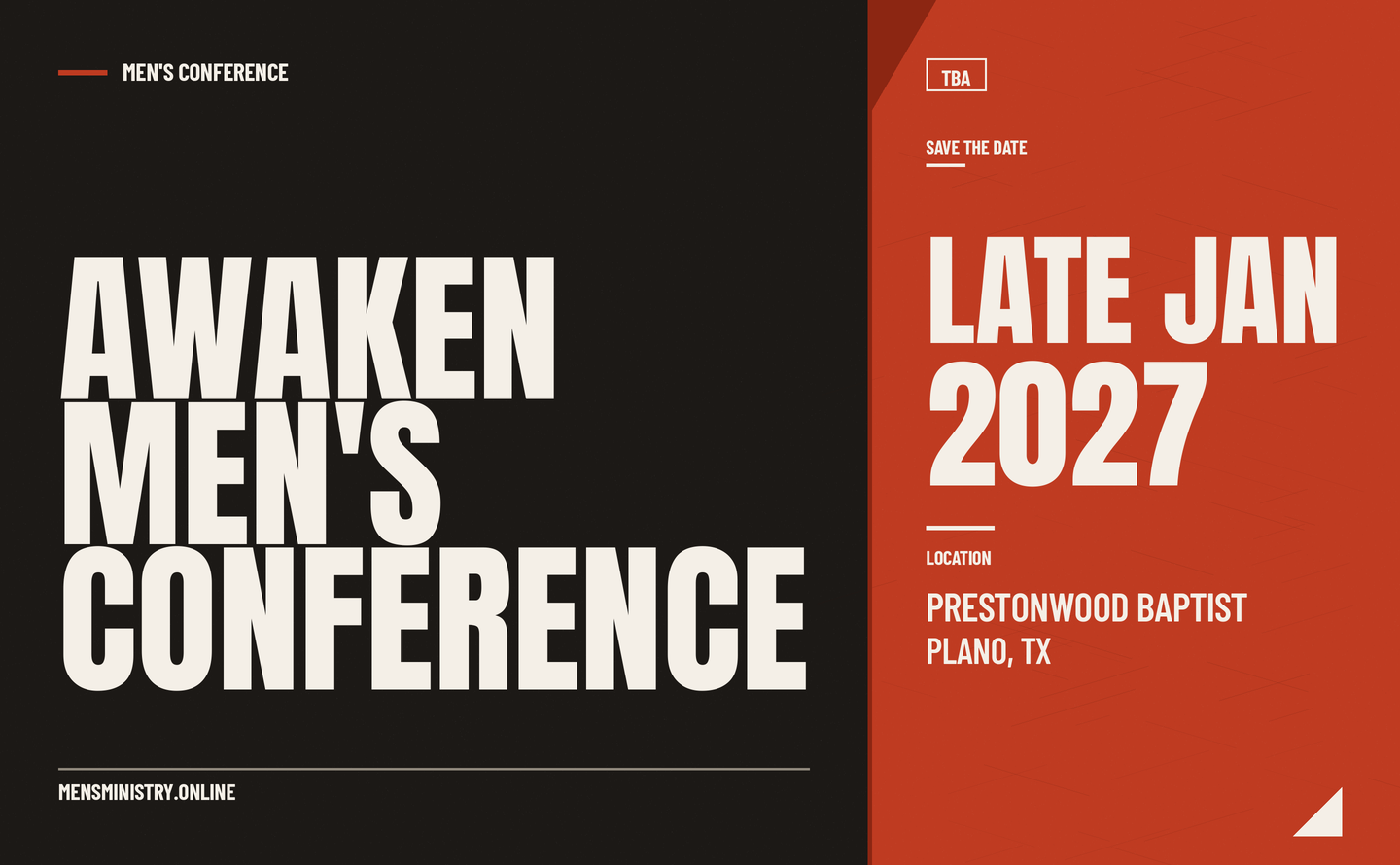 AWAKEN Men's Conference 2027