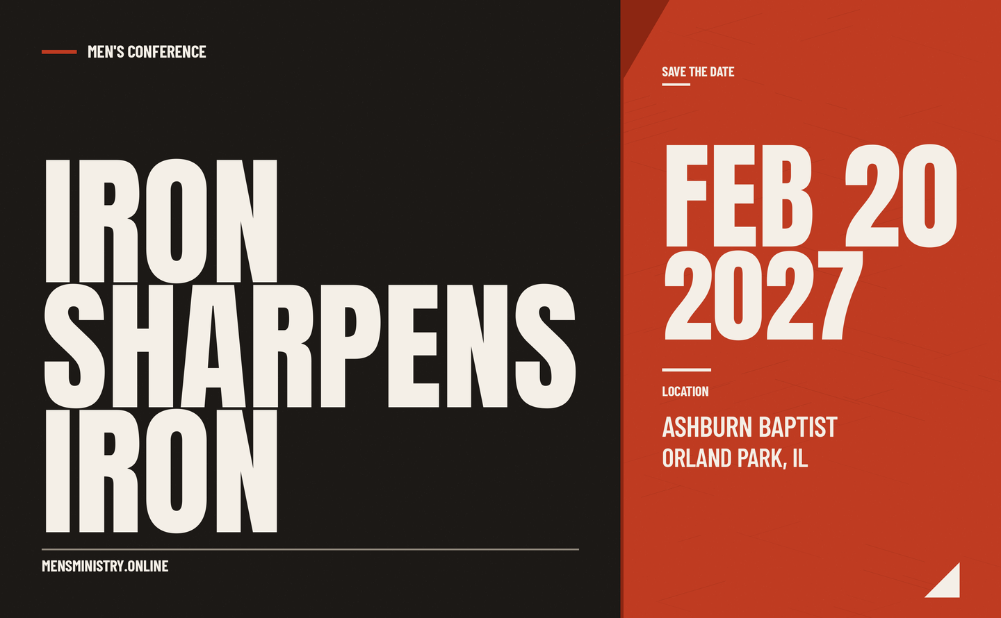 Iron Sharpens Iron — Orland Park 2027