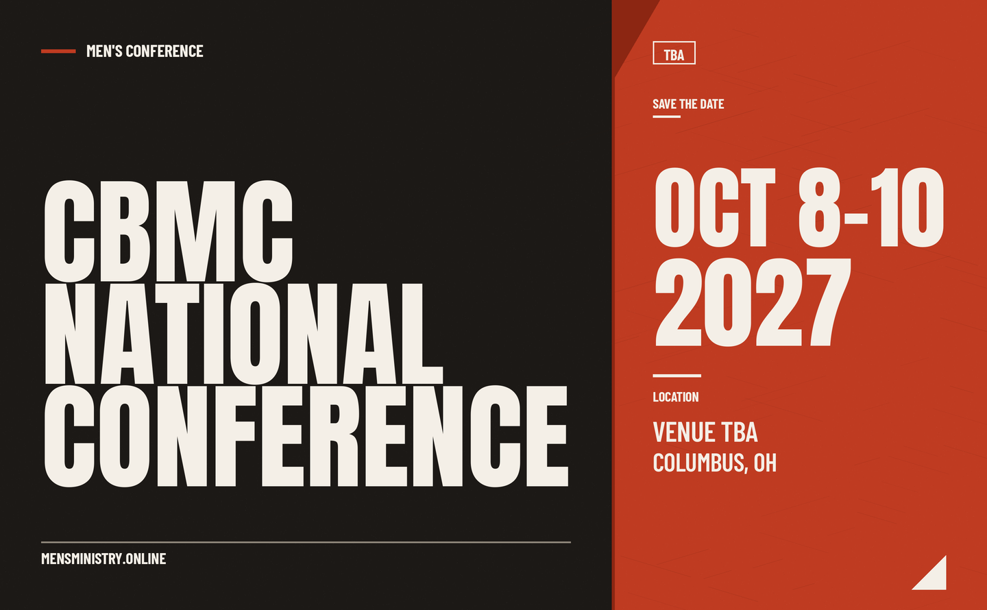 CBMC National Men's Conference 2027