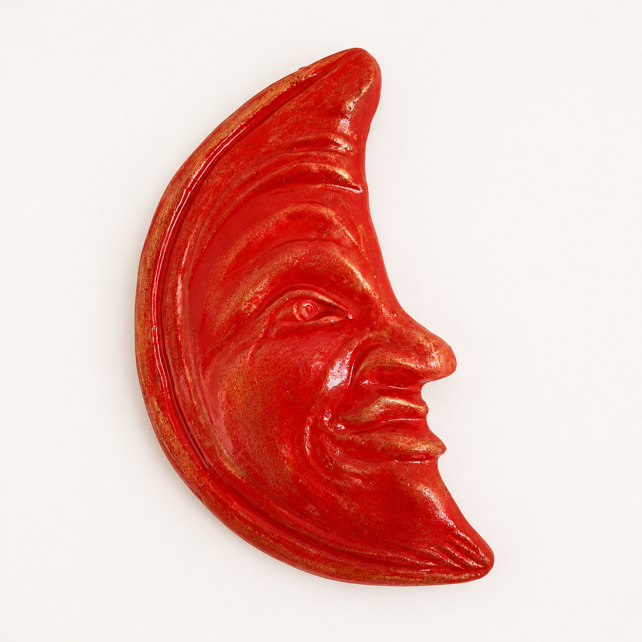 Handcrafted Blood Moon wall plaque