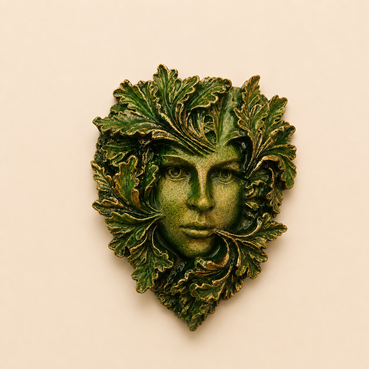 Small Green Lady wall hanging