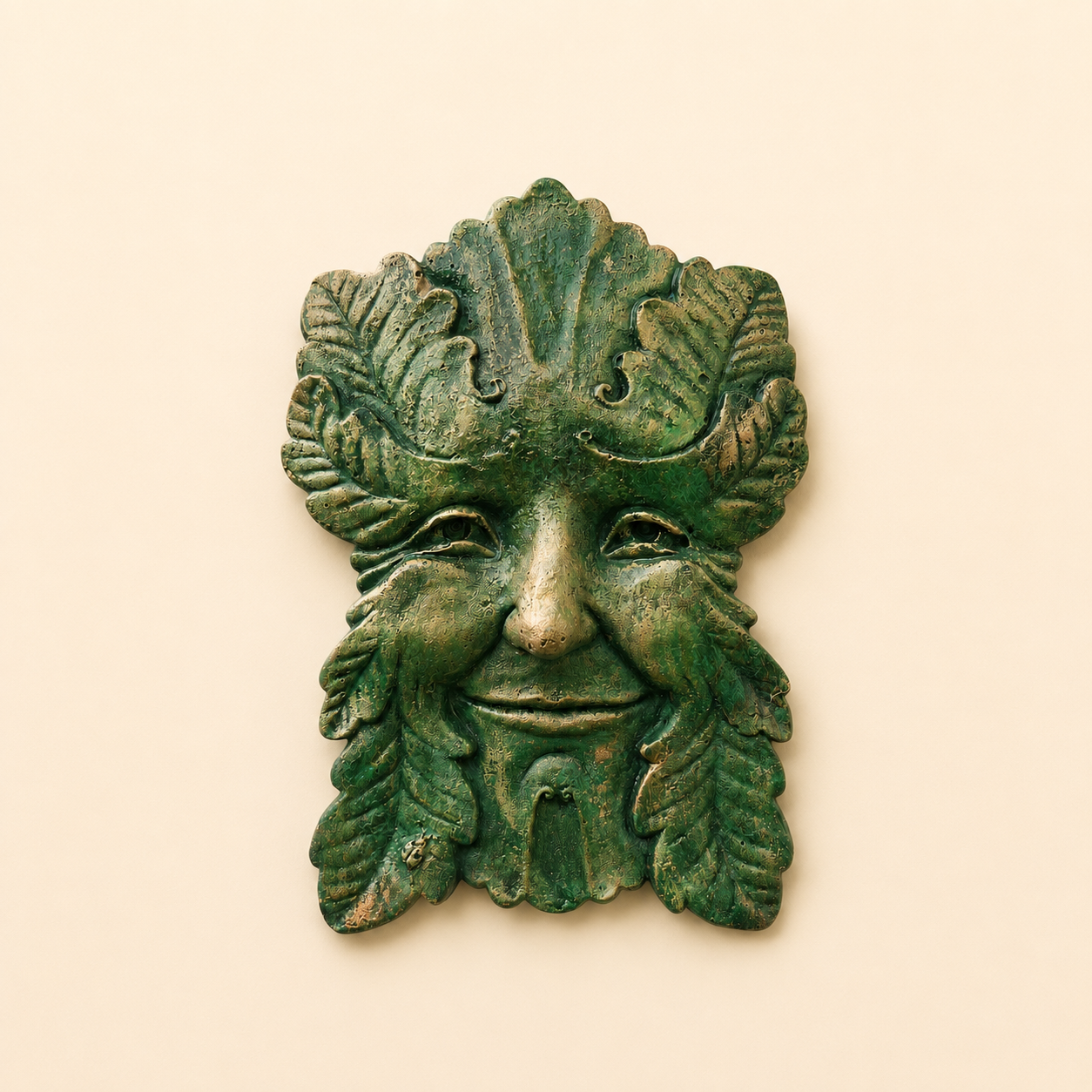 Large Green Man wall plaque