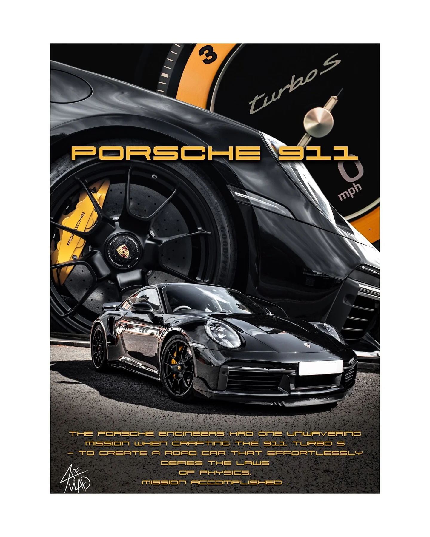 🔥

#porsche #911turbos #black #yellow #caredit #poster #blackandyellow