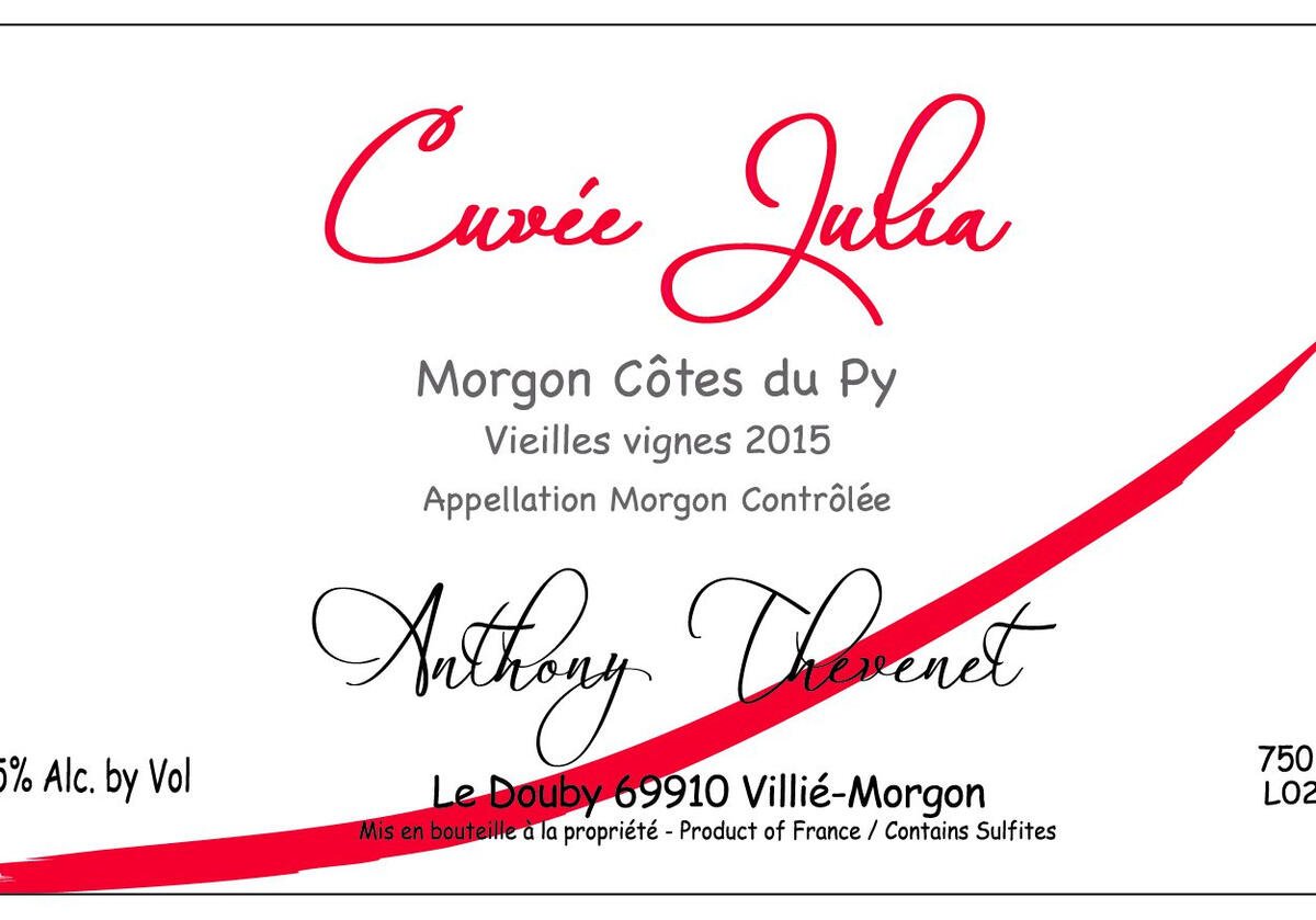 MORGON CÔTE DU PY VV