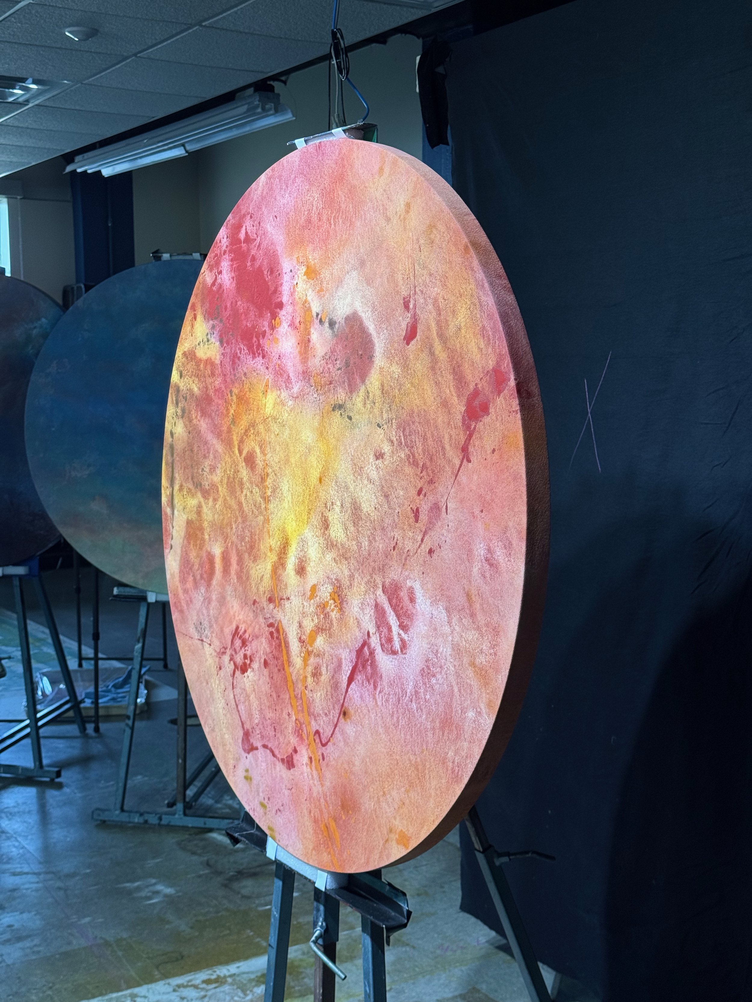 Aetheria 6, on easel