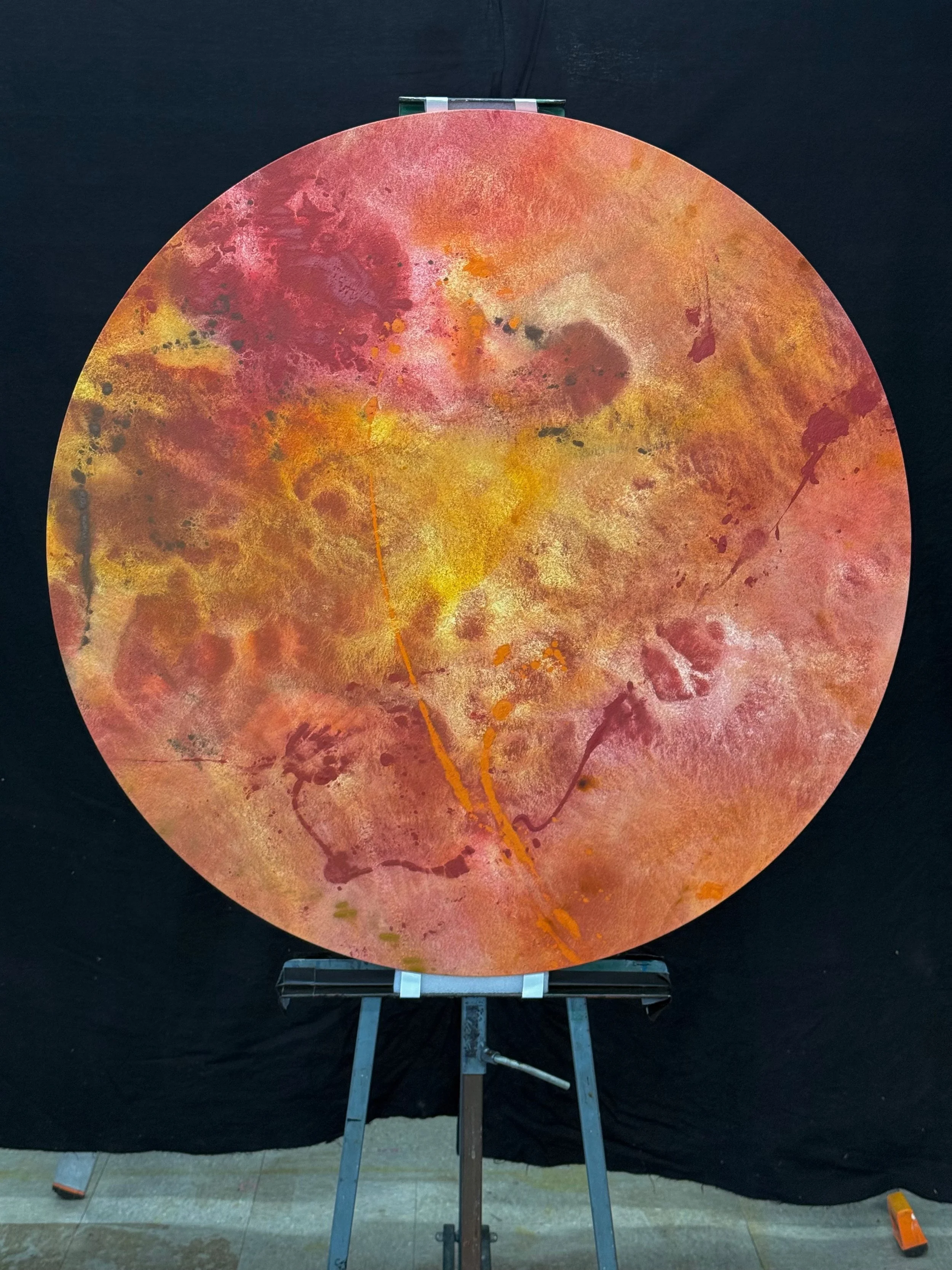 Aetheria 6, on easel
