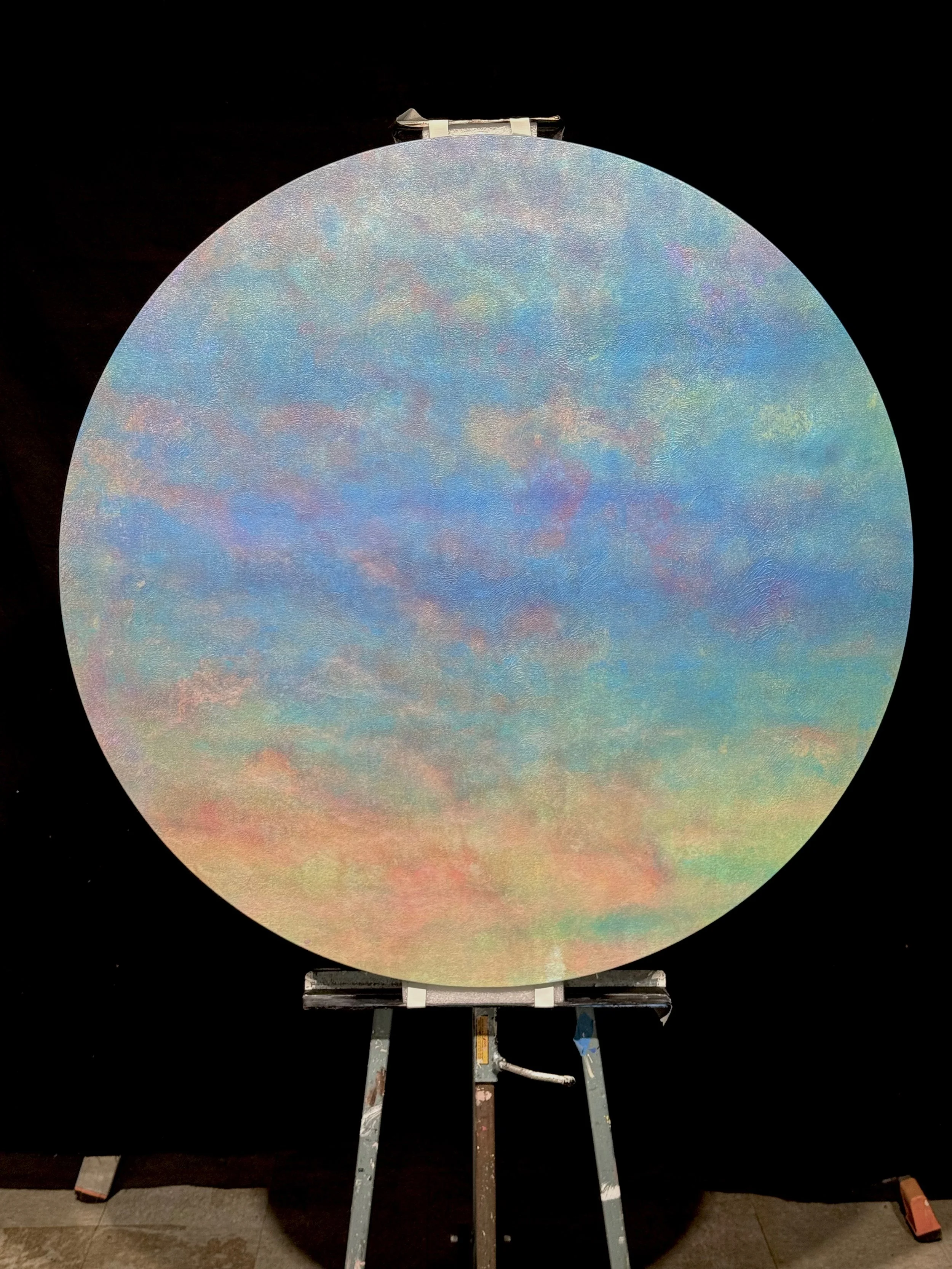 Aetheria 4, on easel