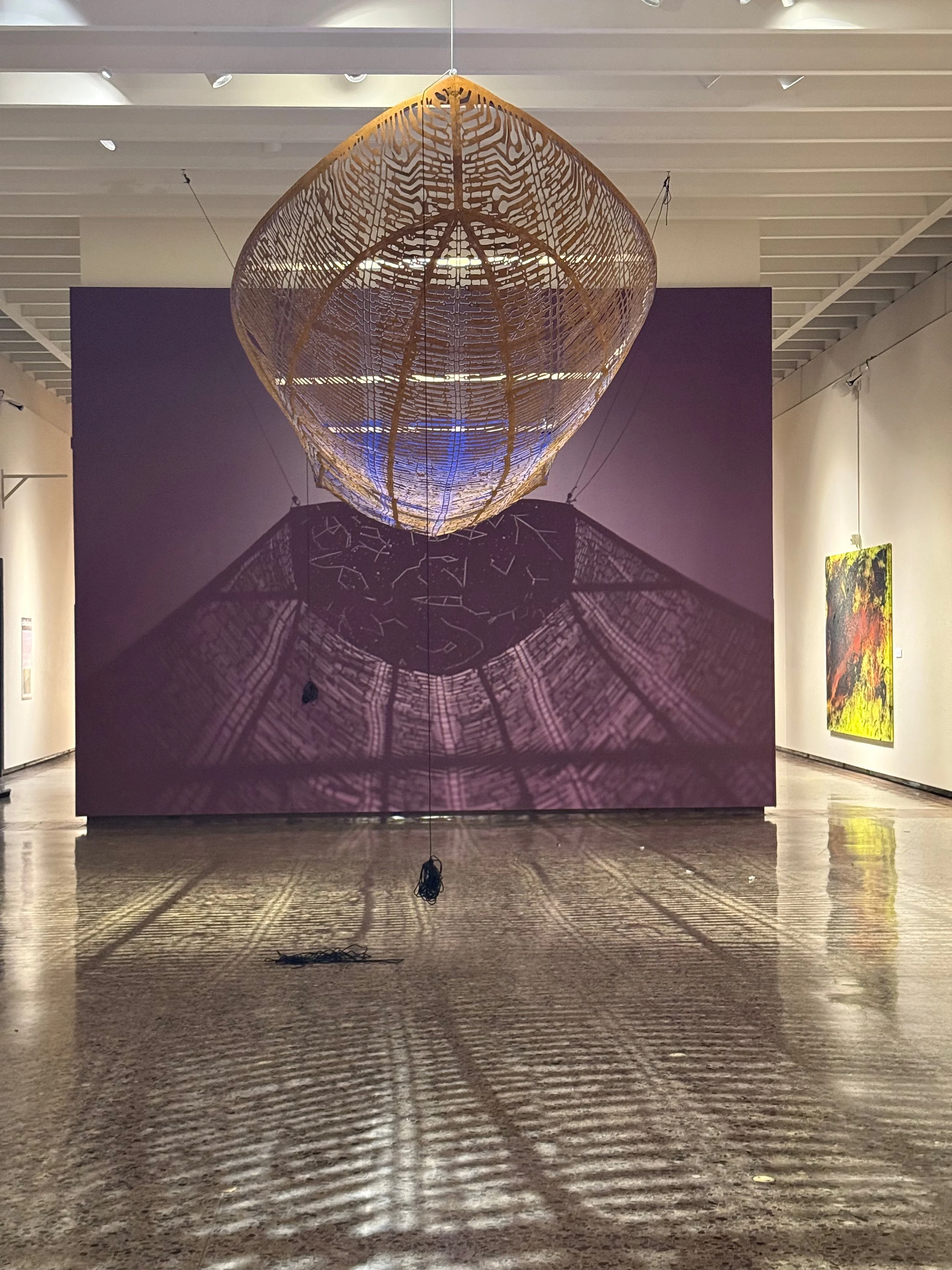 Glide 2025 Structural felt, wood, laser cutting 19x8x6 feet