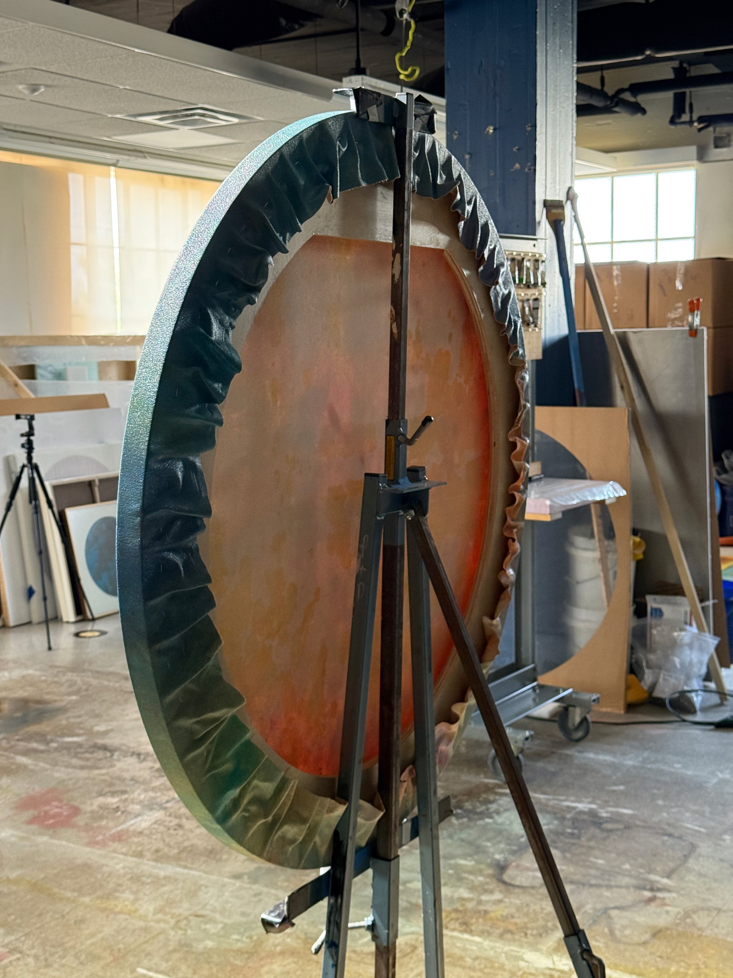 Aetheria 4, on easel