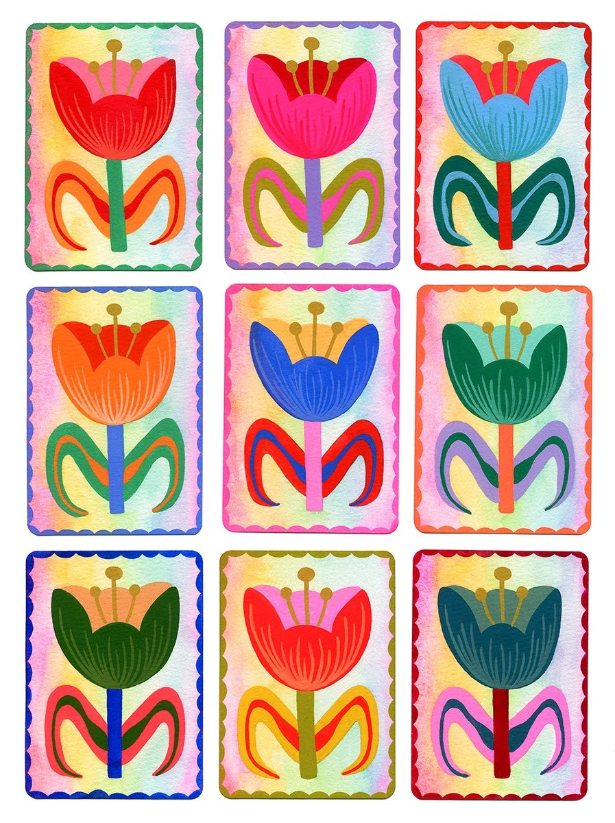 heather-powers-gray-artist-trading-cards-colorful-flowers.jpg