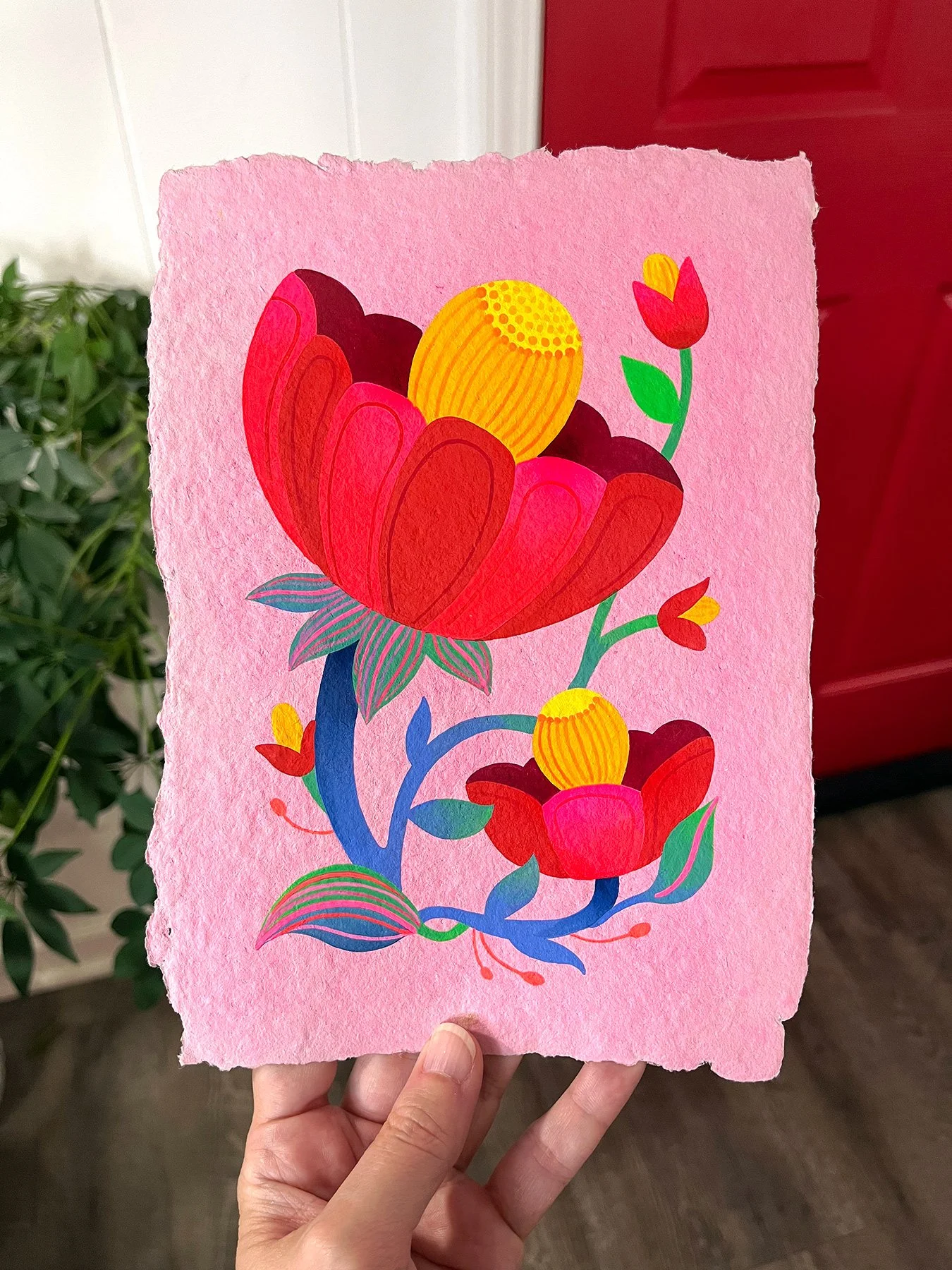 heather-powers-gray-handmade-paper-gouache-5-protea-2.jpg
